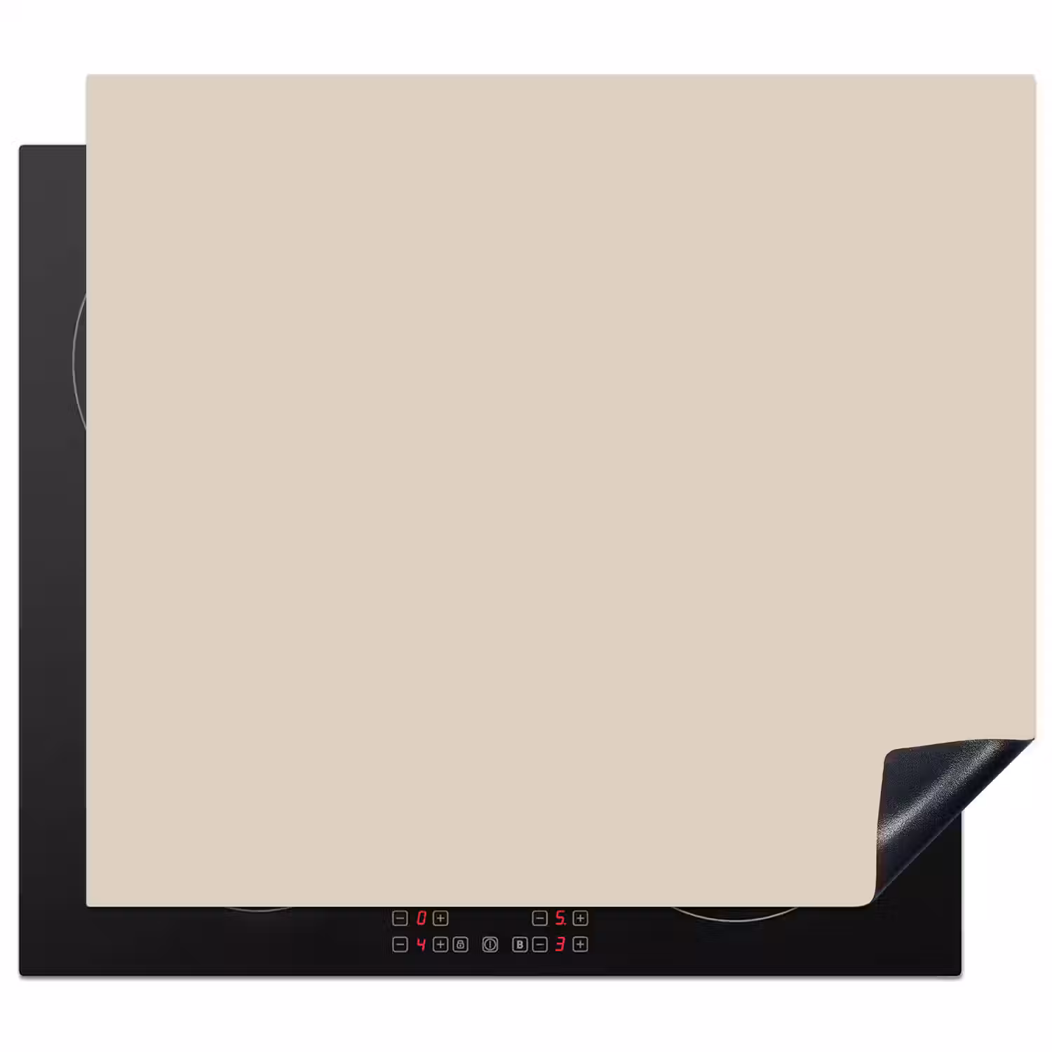 Raw - Linen - Nude Inductie beschermer vinyl 3mm middel 274 -3d