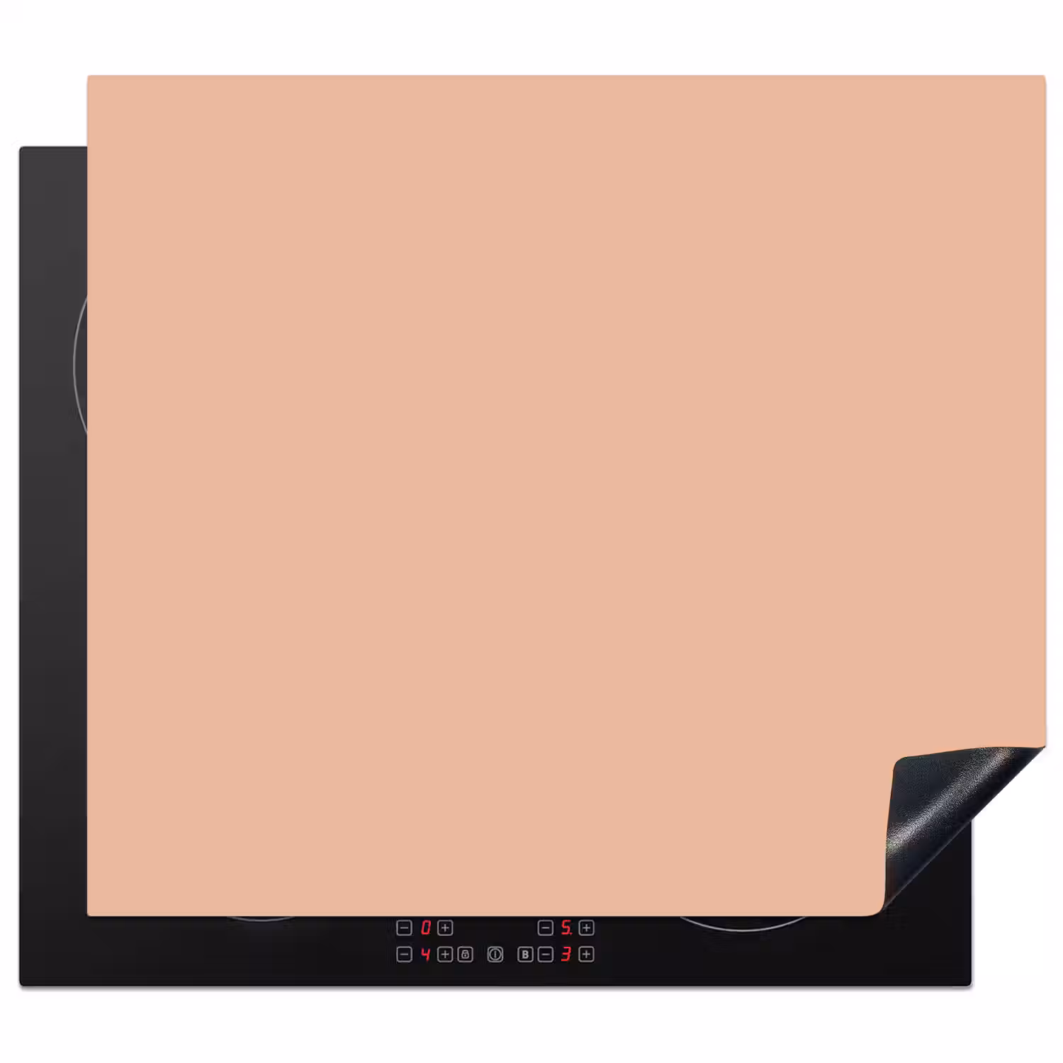 Blush - Terracotta - Nude Inductie beschermer vinyl 3mm middel 274 -3d
