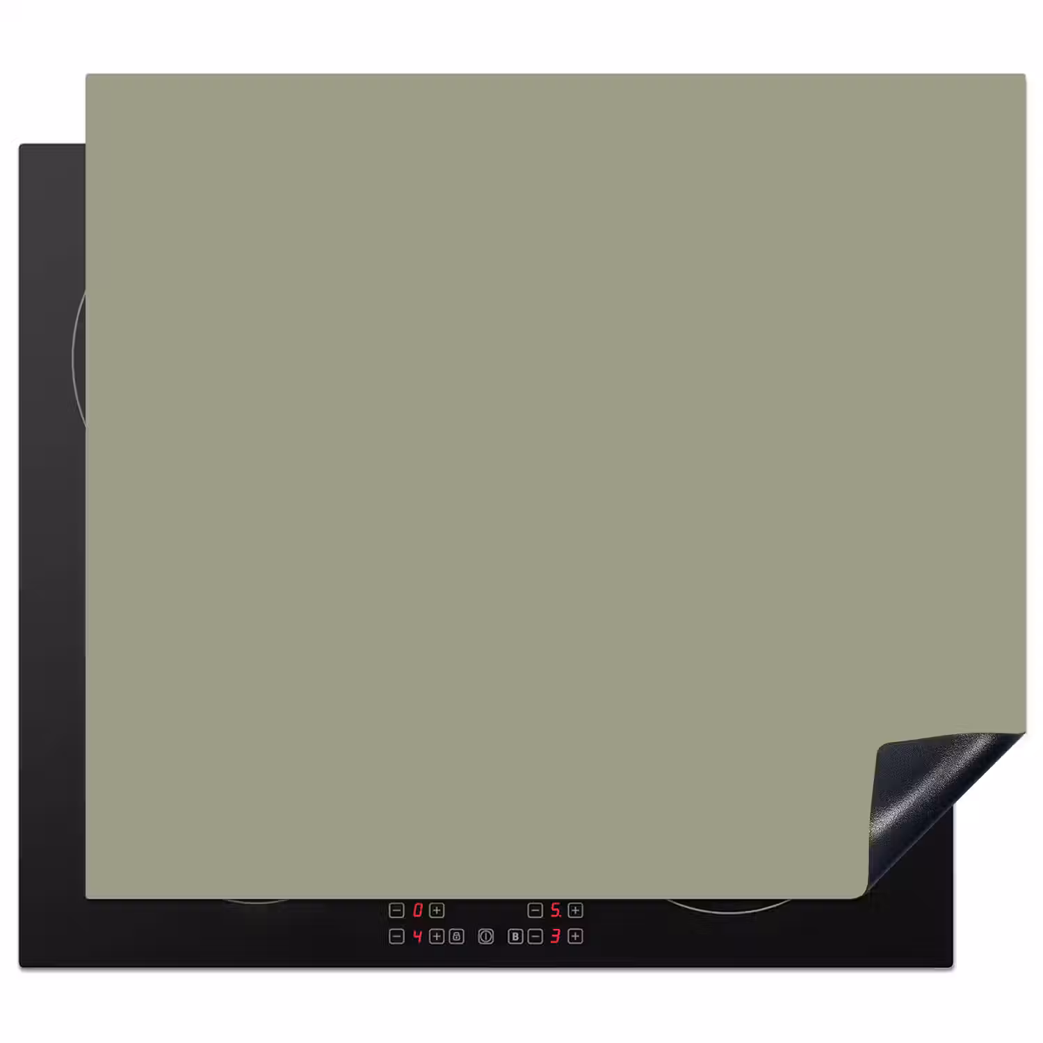 Sage - Mist - Groen Inductie beschermer vinyl 3mm middel 274 -3d