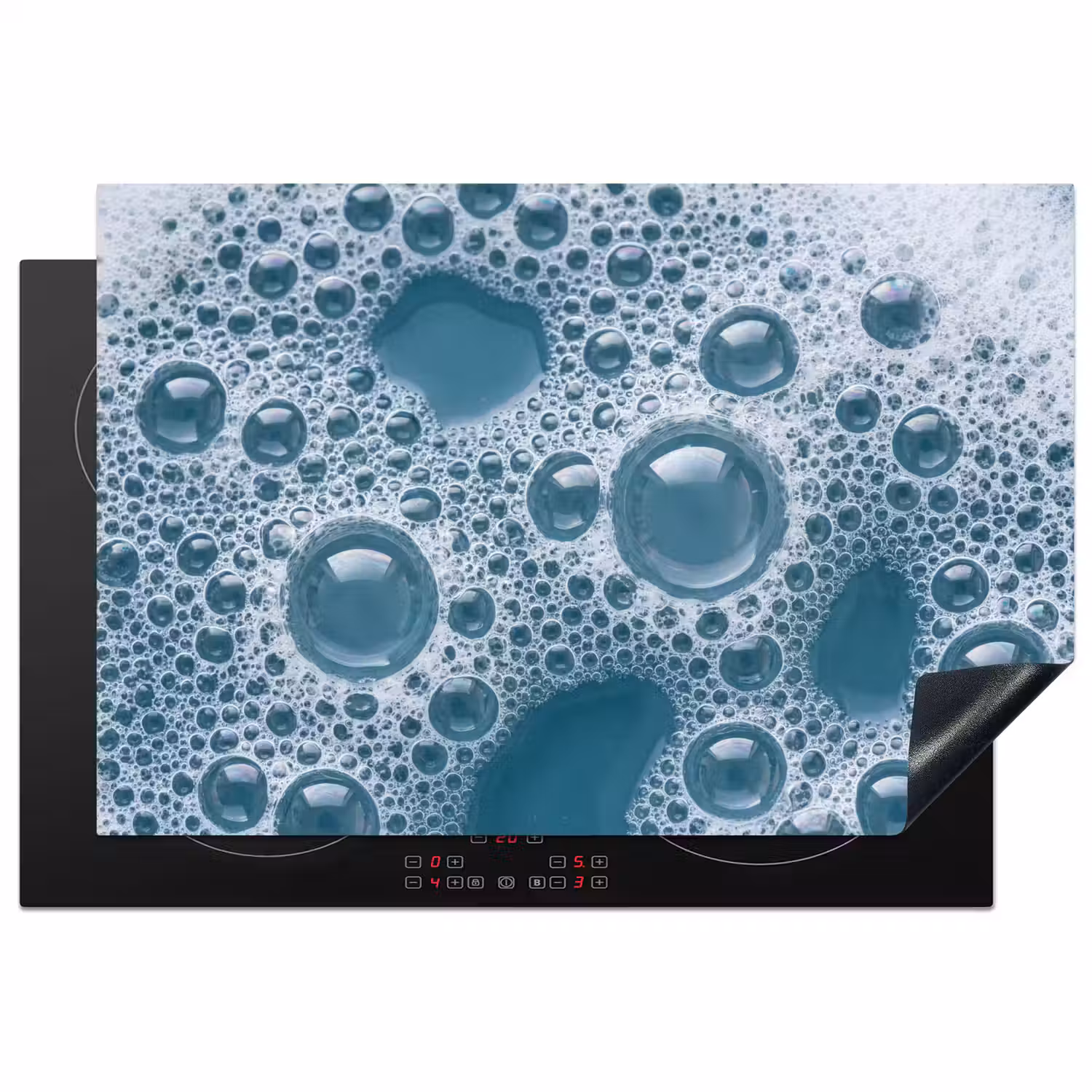 Schuim - Water - Textuur Inductie beschermer vinyl 3mm klein -3d