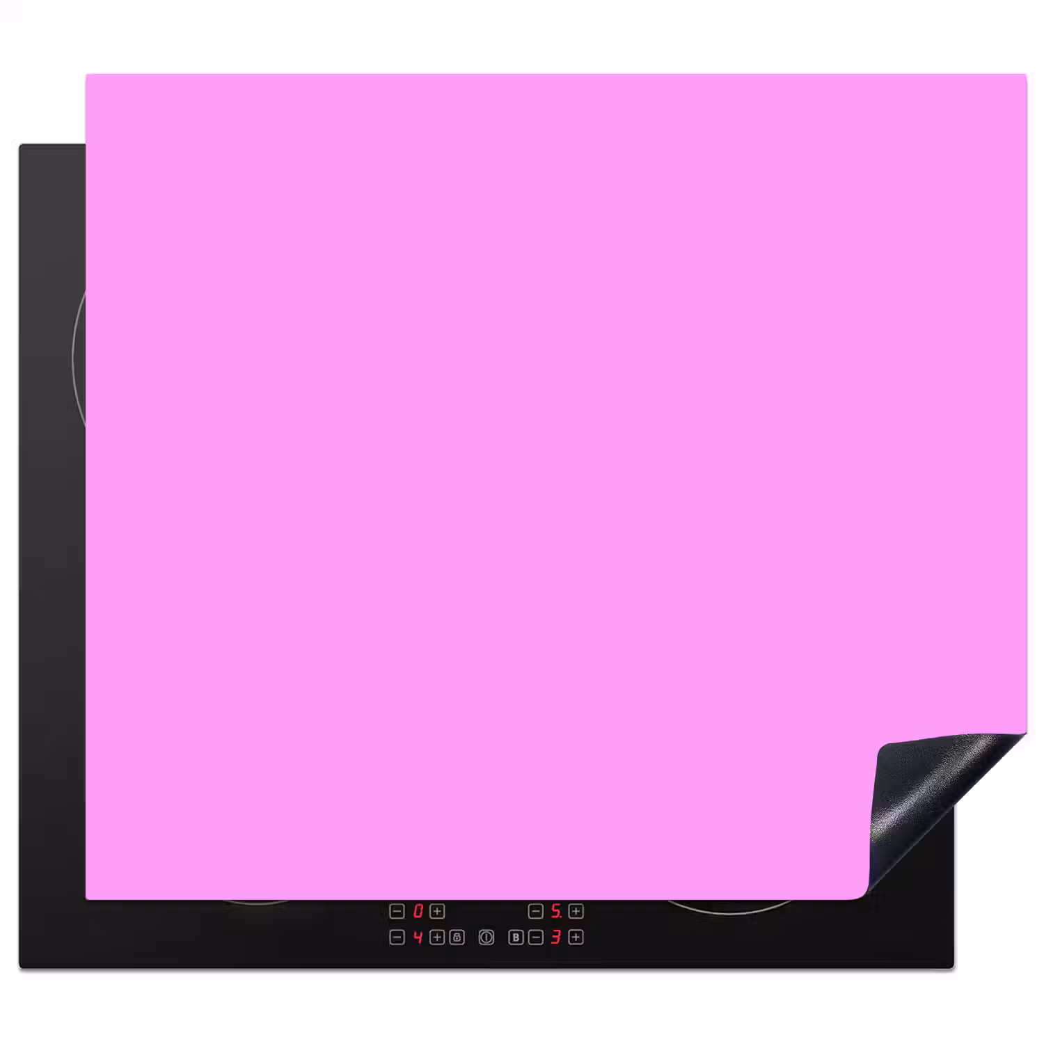 Soft - Lavender - Roze Inductie beschermer vinyl 3mm middel 274 -3d