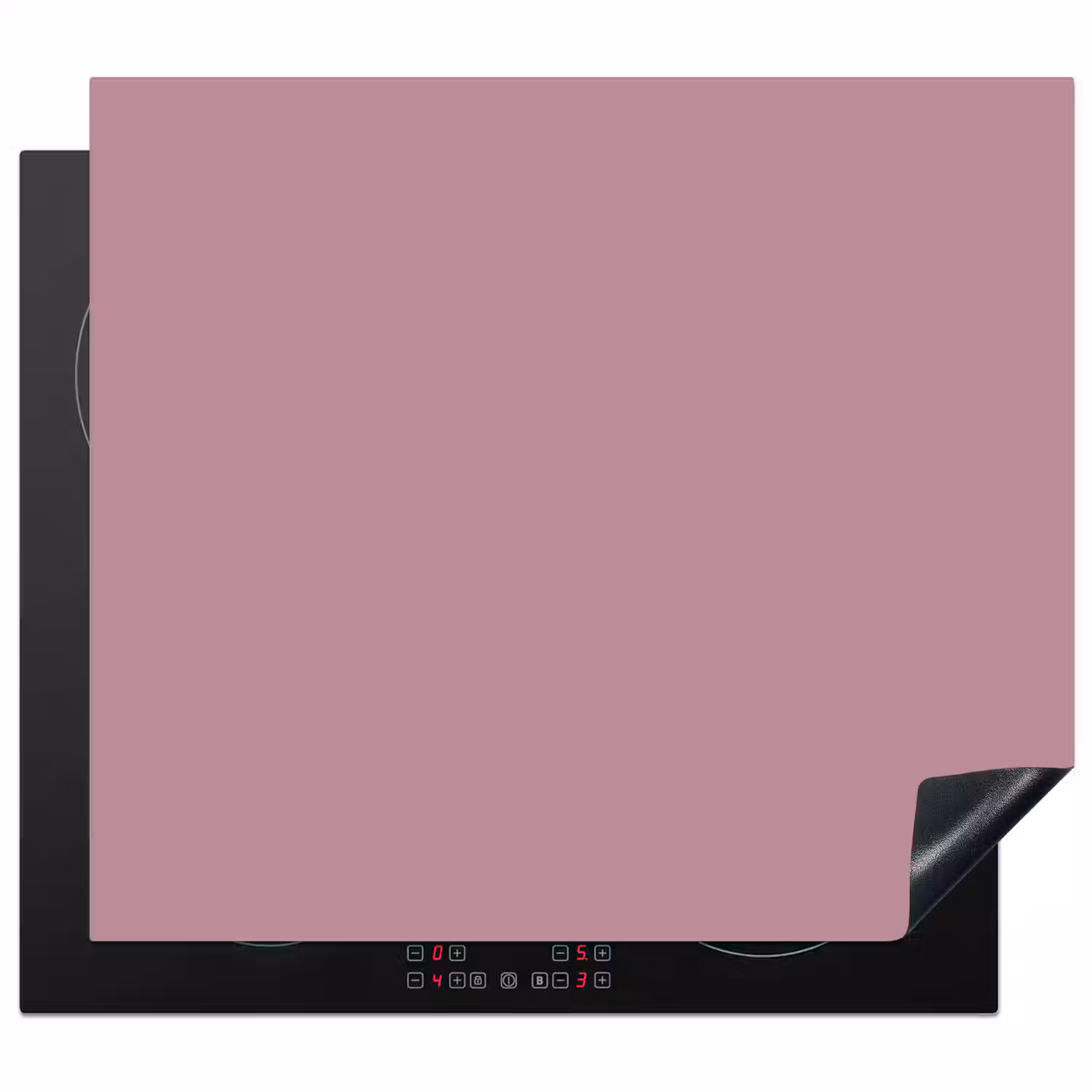 Dusty - Mauve - Paars Inductie beschermer vinyl 3mm middel 274 -3d