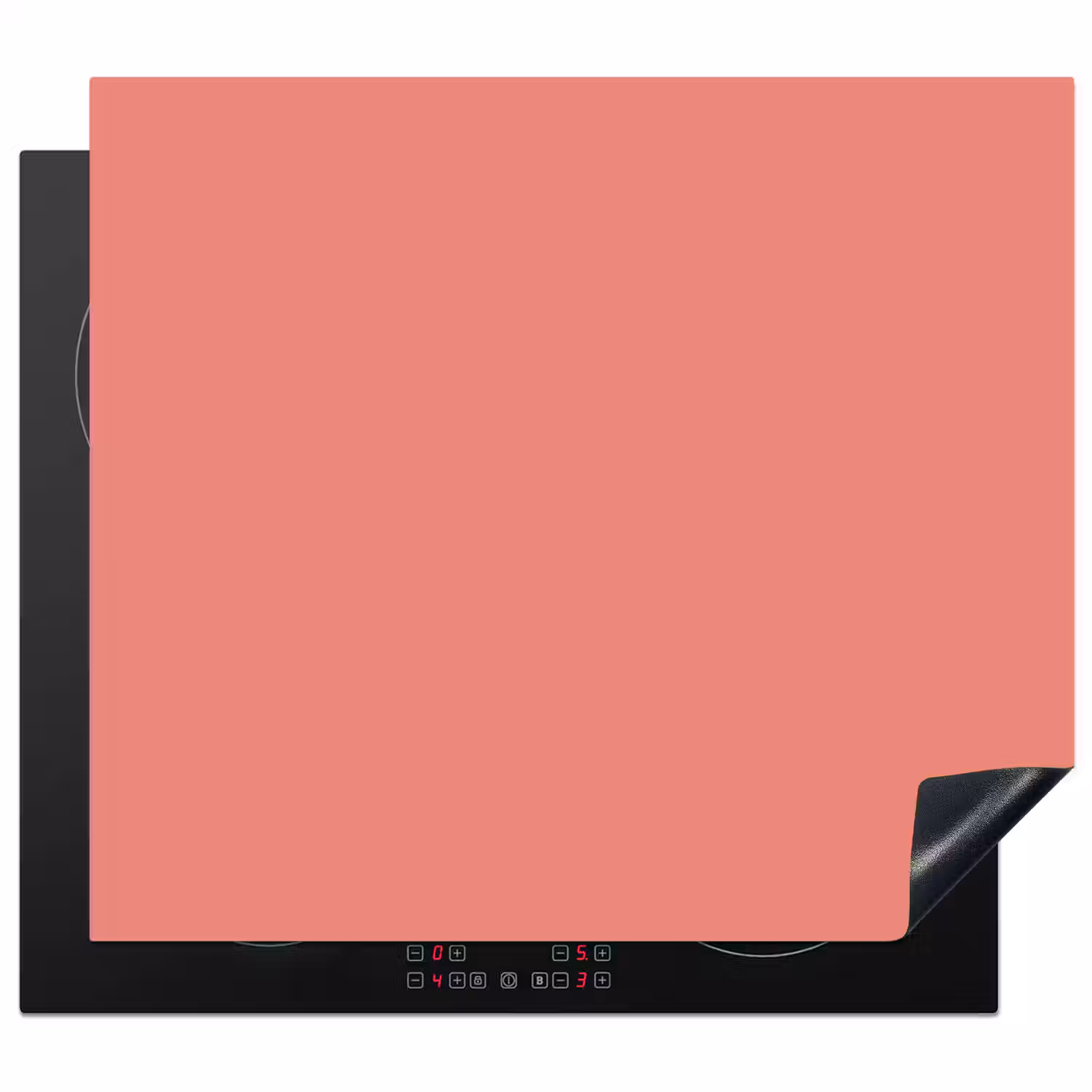 Dusty - Peach - Koraal Inductie beschermer vinyl 3mm middel 274 -3d
