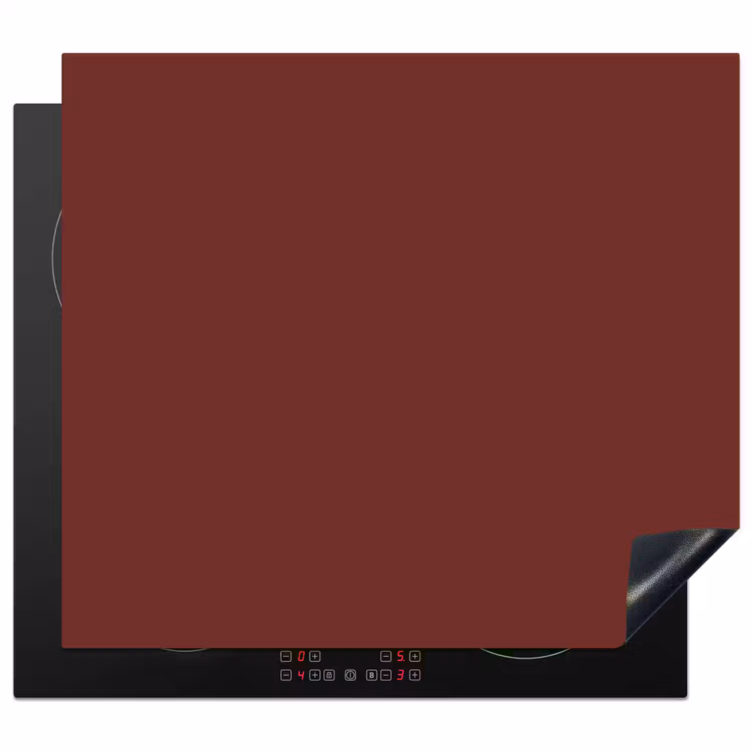 Valentine - Velvet - Rood Inductie beschermer vinyl 3mm middel 274 -3d