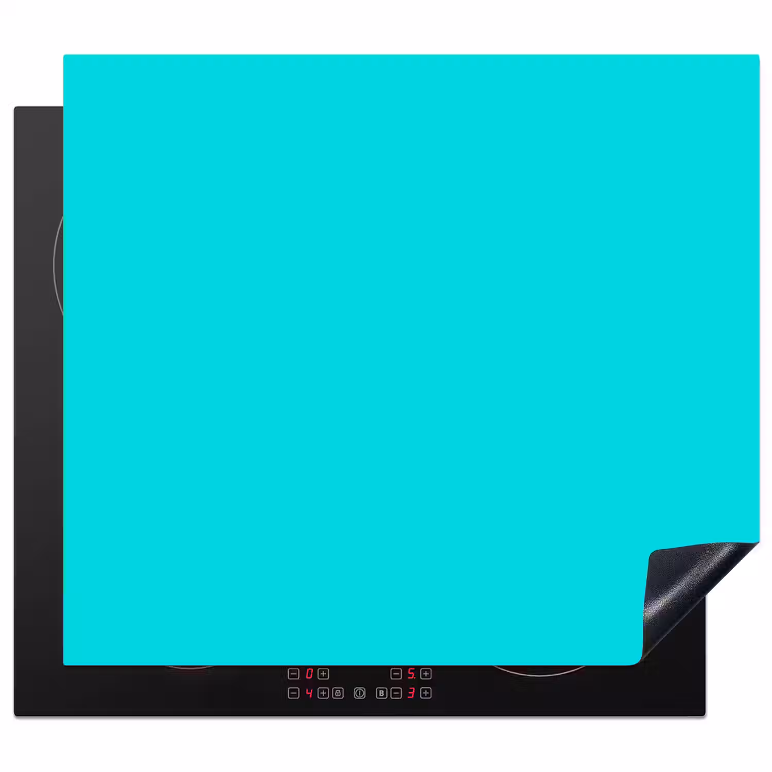 Vivid - Aquamarine - Turkoois Inductie beschermer vinyl 3mm middel 274 -3d