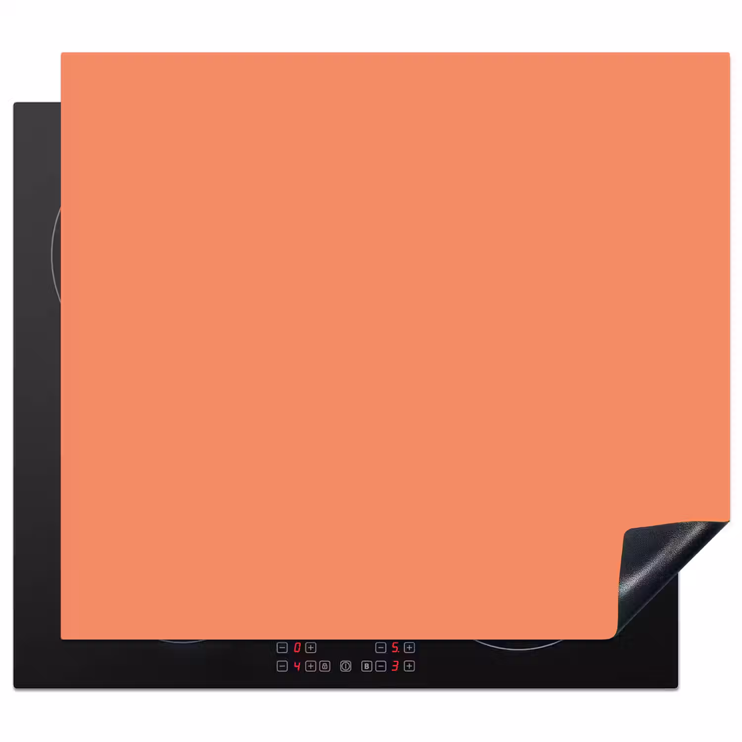 Warm - Clay - Terracotta Inductie beschermer vinyl 3mm middel 274 -3d