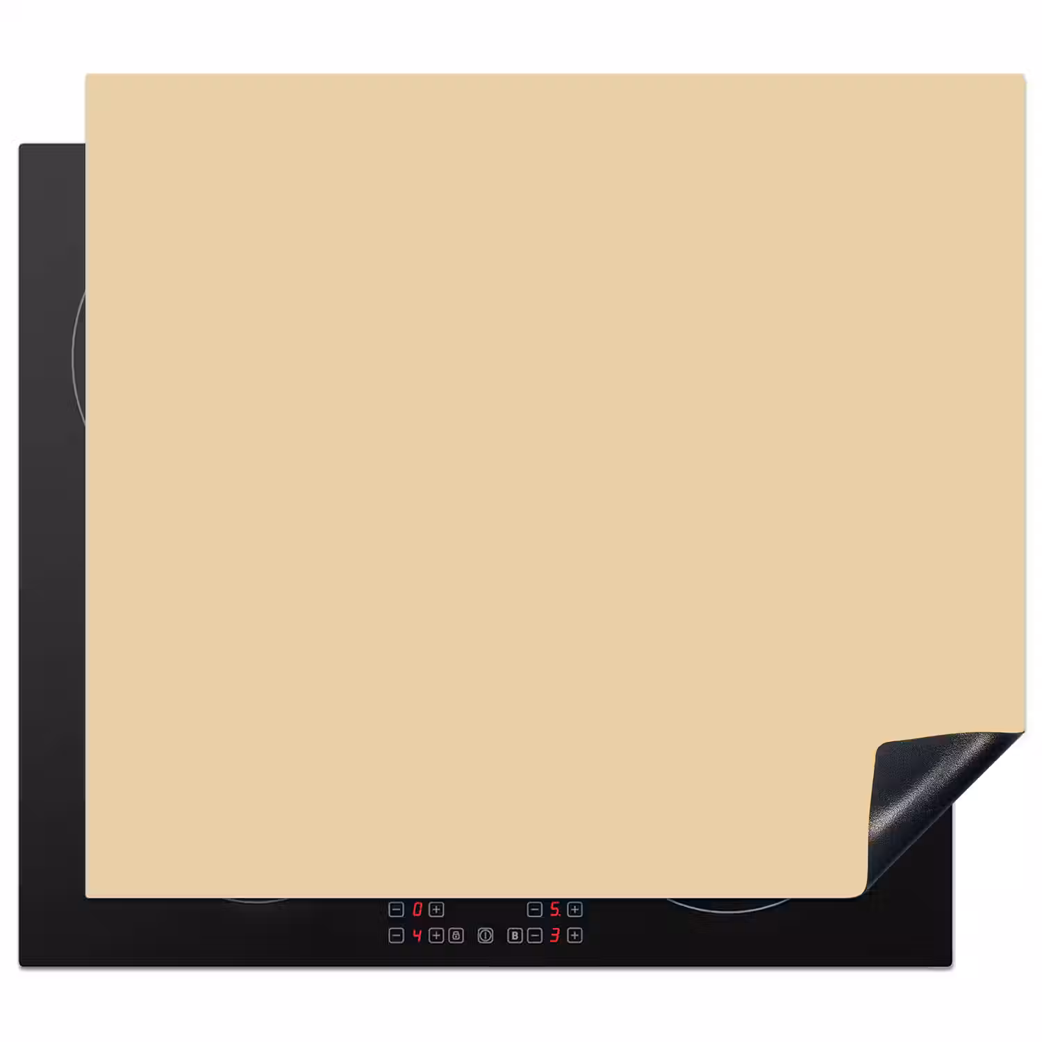 Desert - Sand - Nude Inductie beschermer vinyl 3mm middel 274 -3d