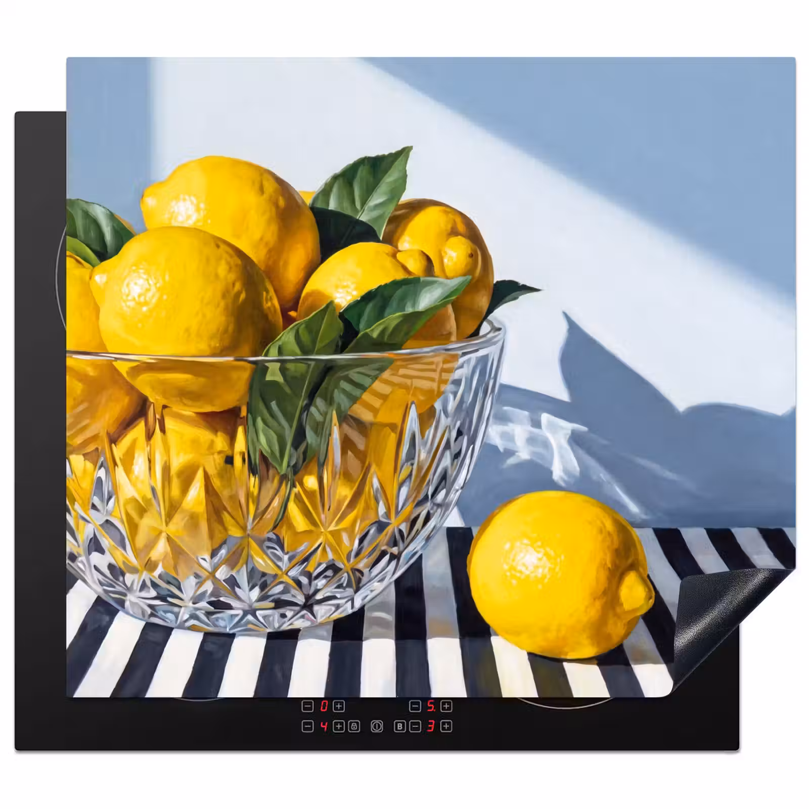 Herdabdeckplatte - Zitronen – Obst – Gelb - Citroenen - Fruit - Geel Inductie beschermer vinyl 3mm middel
