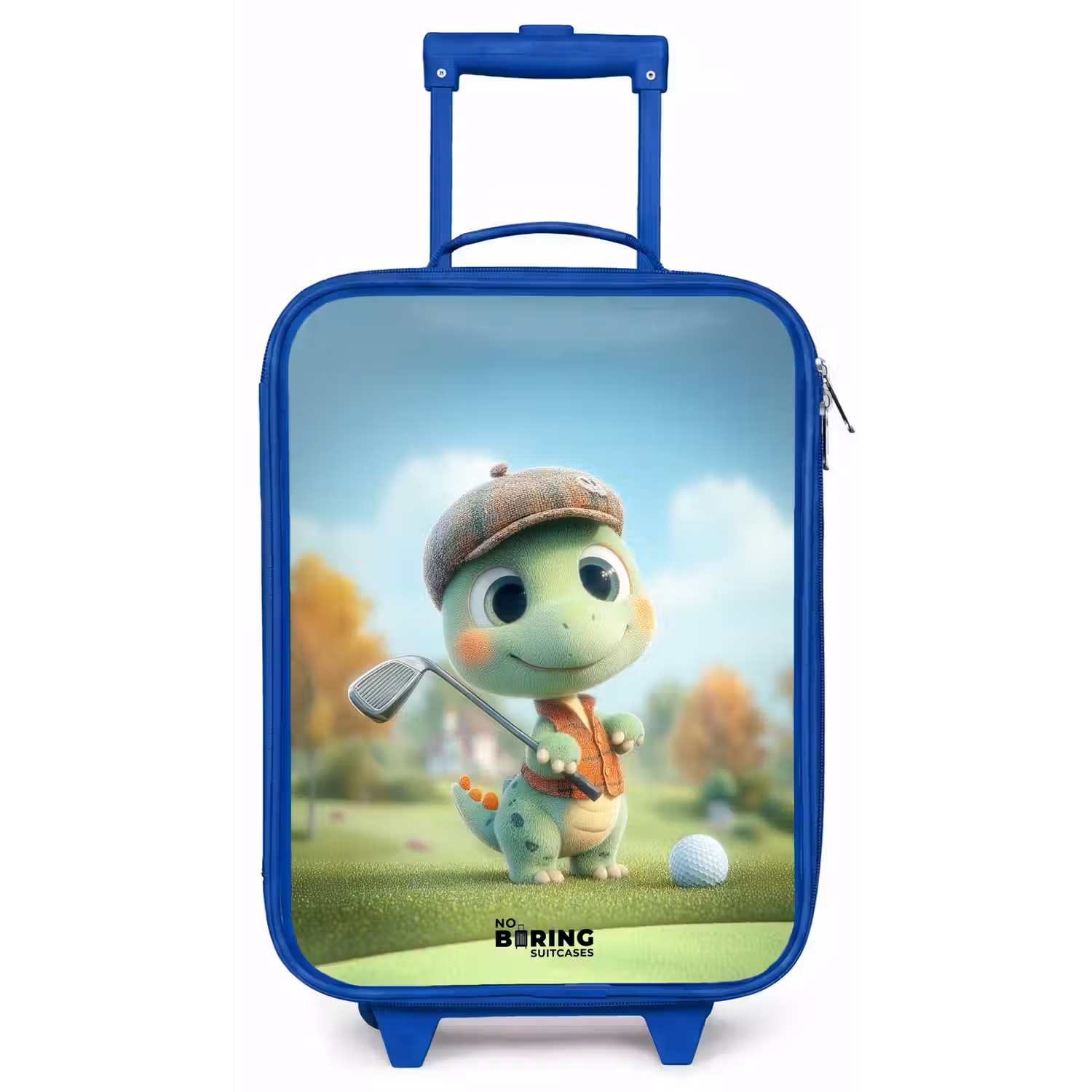 Golf - Dino - Groen Kinderkoffer - Blauw klein -zz3dotto
