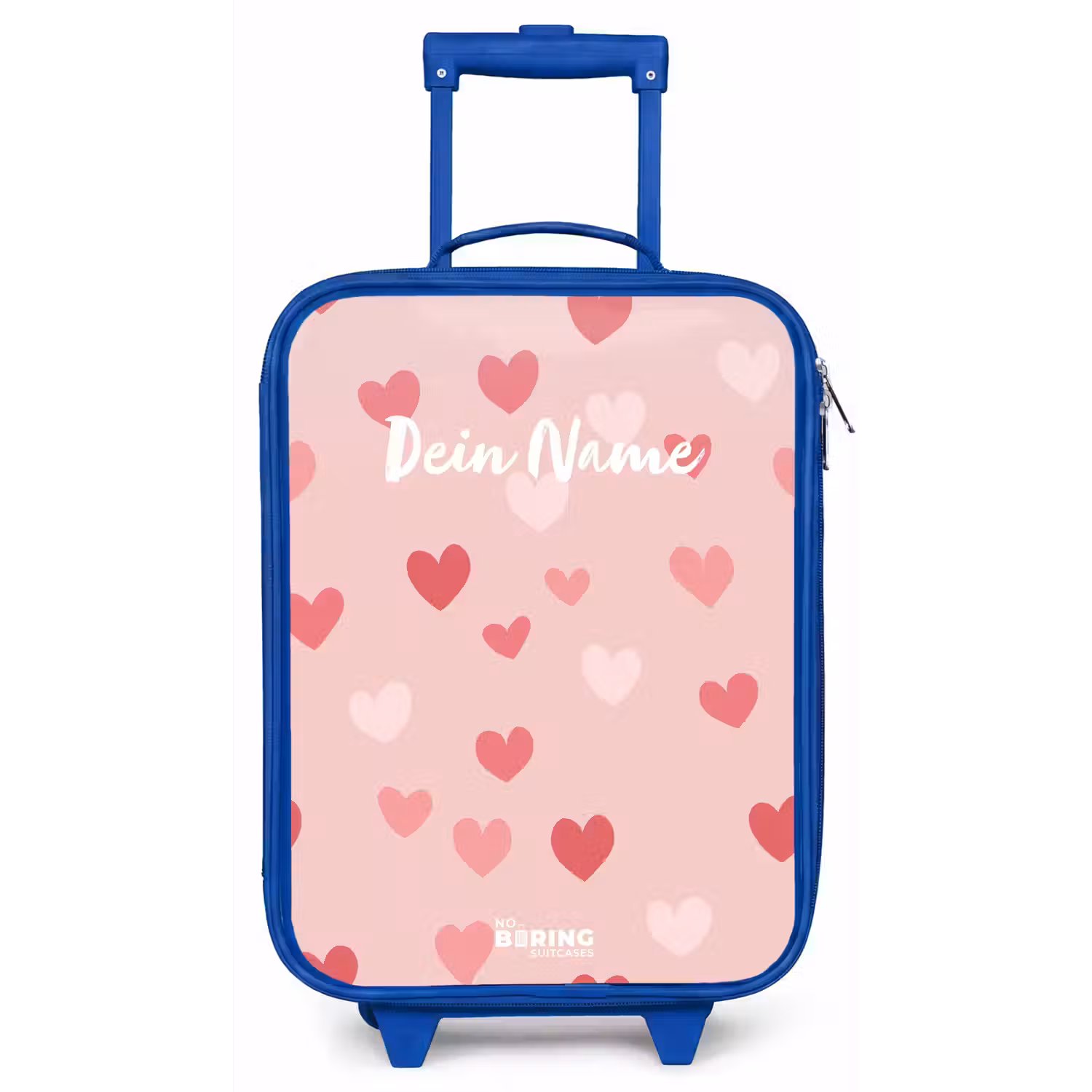 Hartjes Kinderkoffer - Blauw klein -zz3dotto