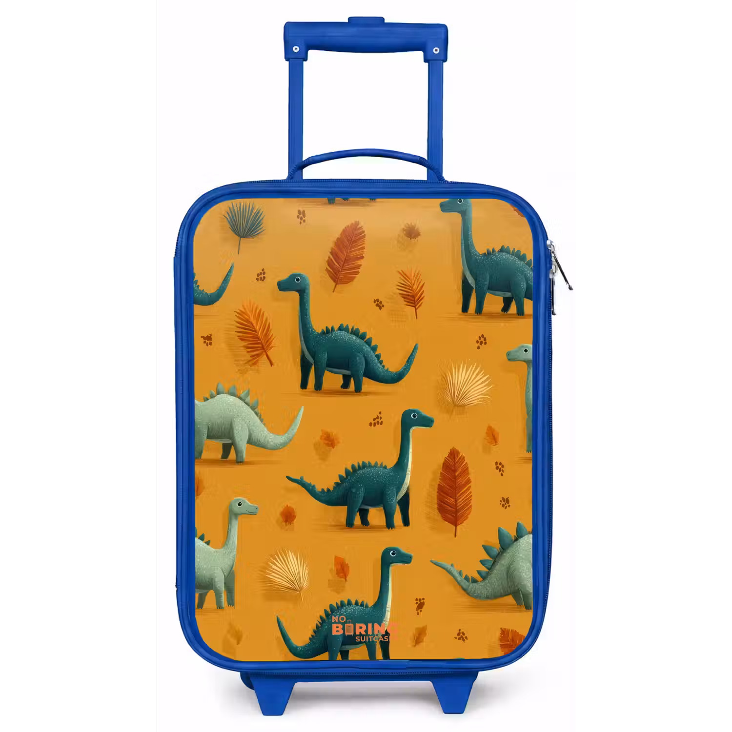 Lange nekken in herfstlandschap Kinderkoffer - Blauw klein -zz3dotto