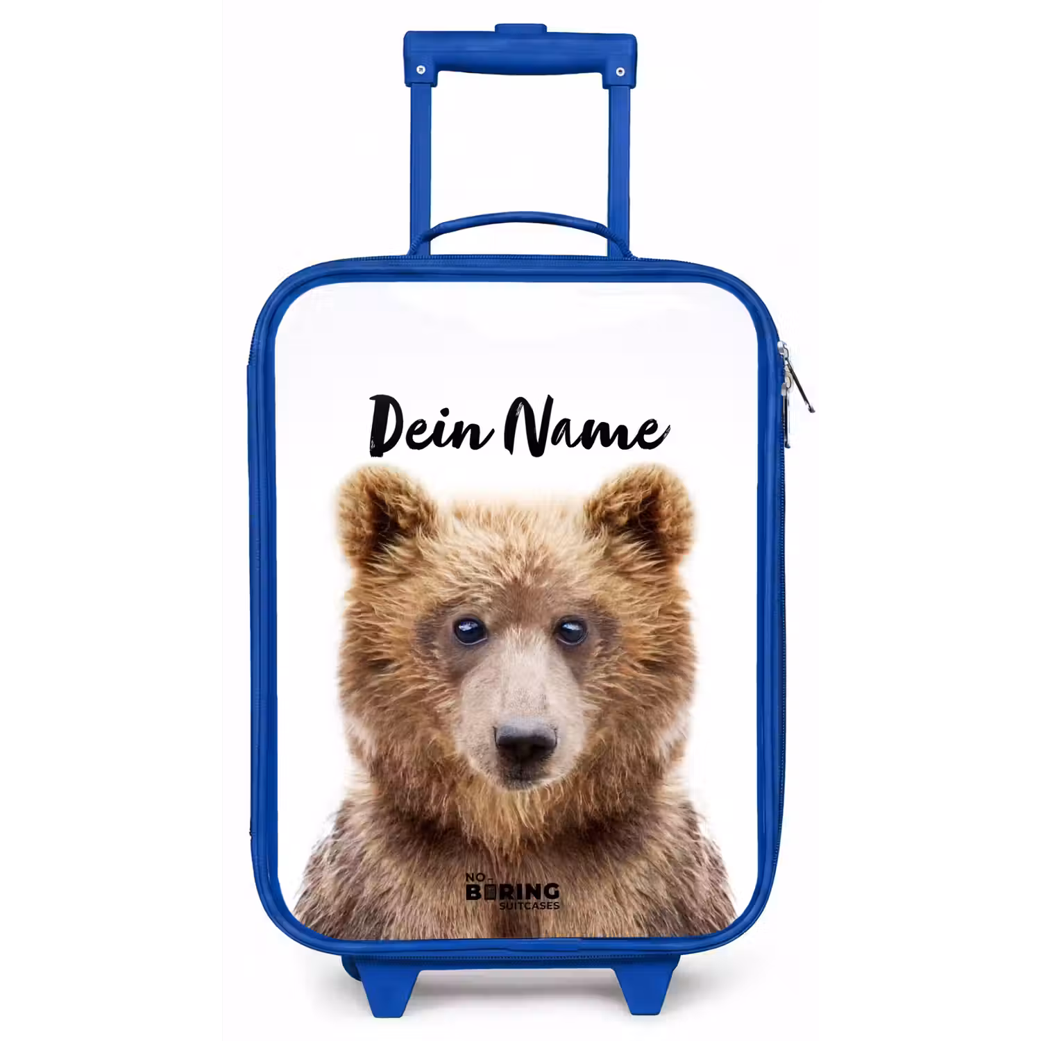 Bennie Beer Kinderkoffer - Blauw klein -zz3dotto