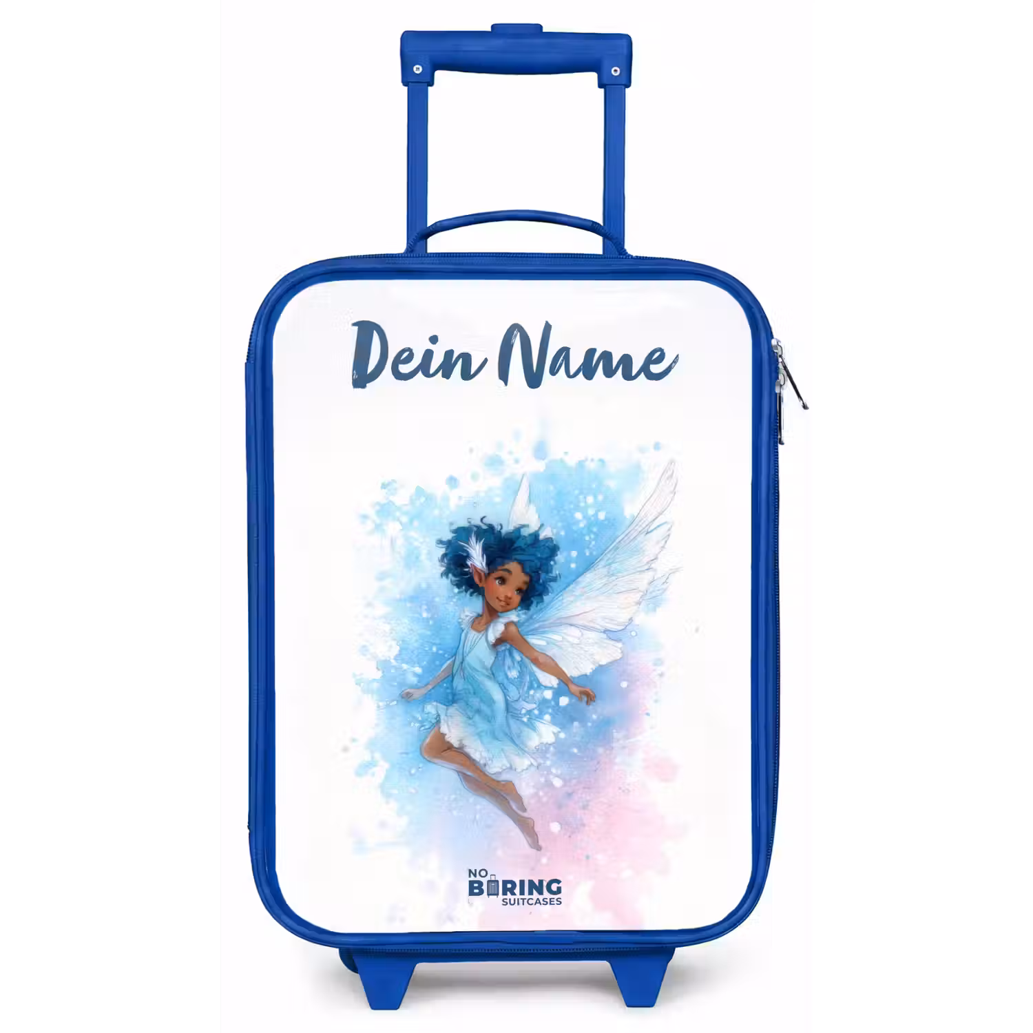 Vliegende fee in blauwe tinten Kinderkoffer - Blauw klein -zz3dotto