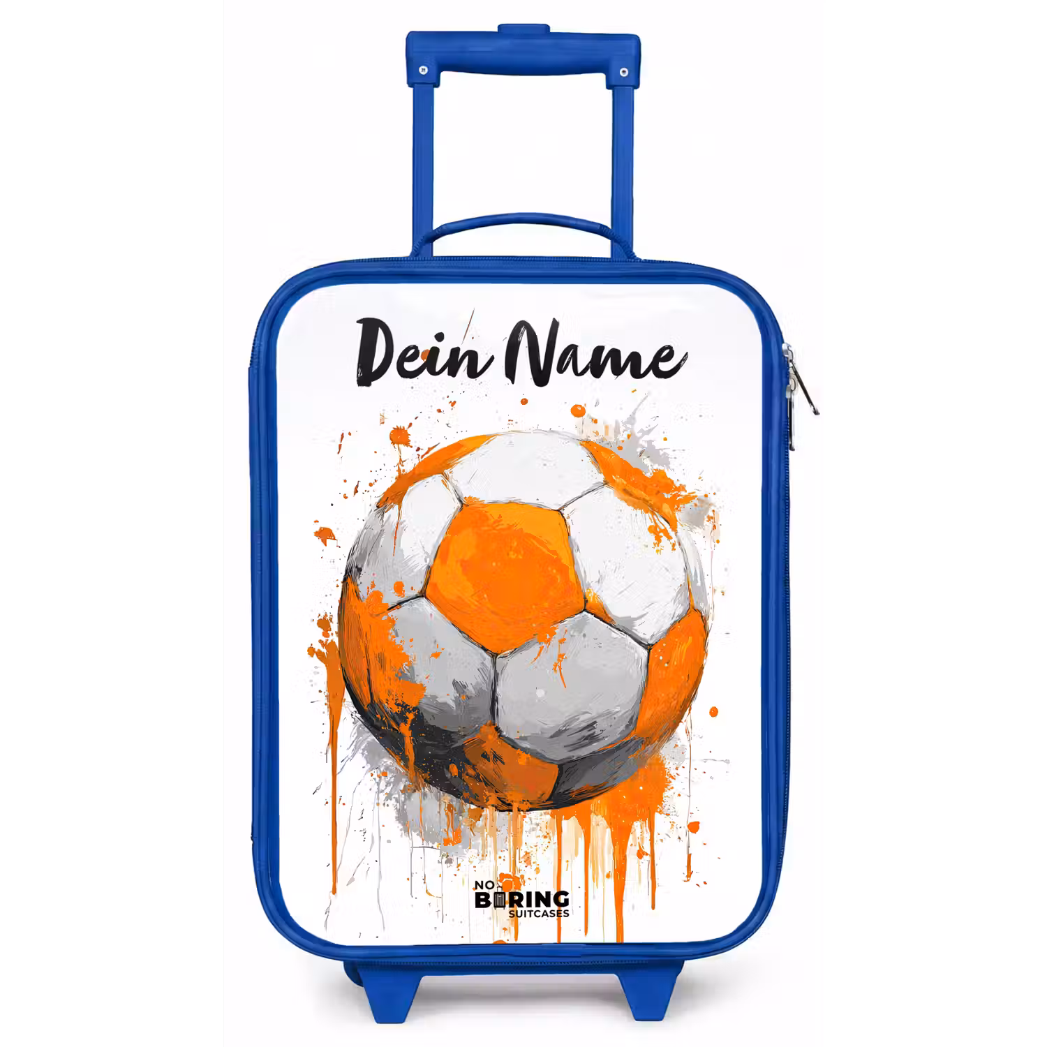 Voetbalvibes - Verf - Oranje Kinderkoffer - Blauw klein -zz3dotto