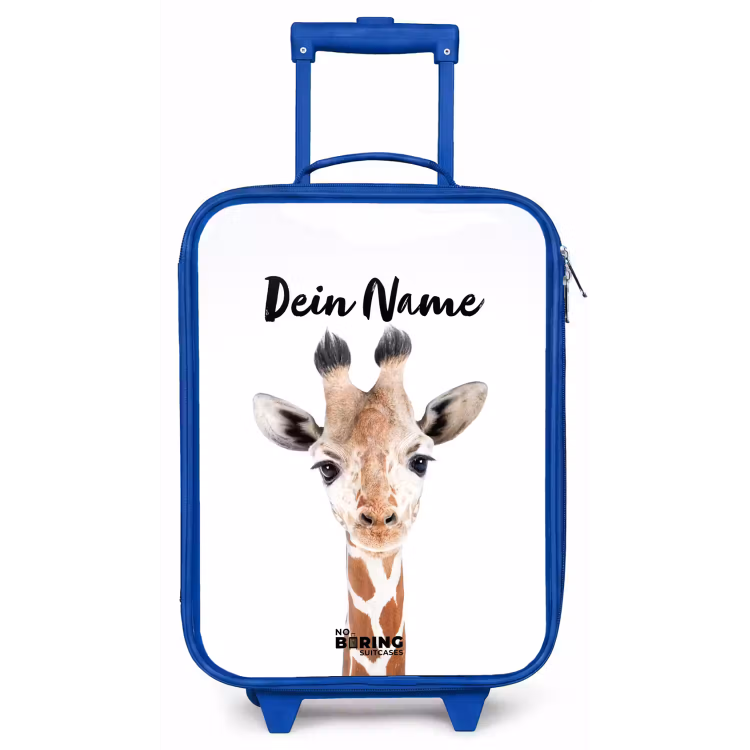 Gerrie Giraffe Kinderkoffer - Blauw klein -zz3dotto