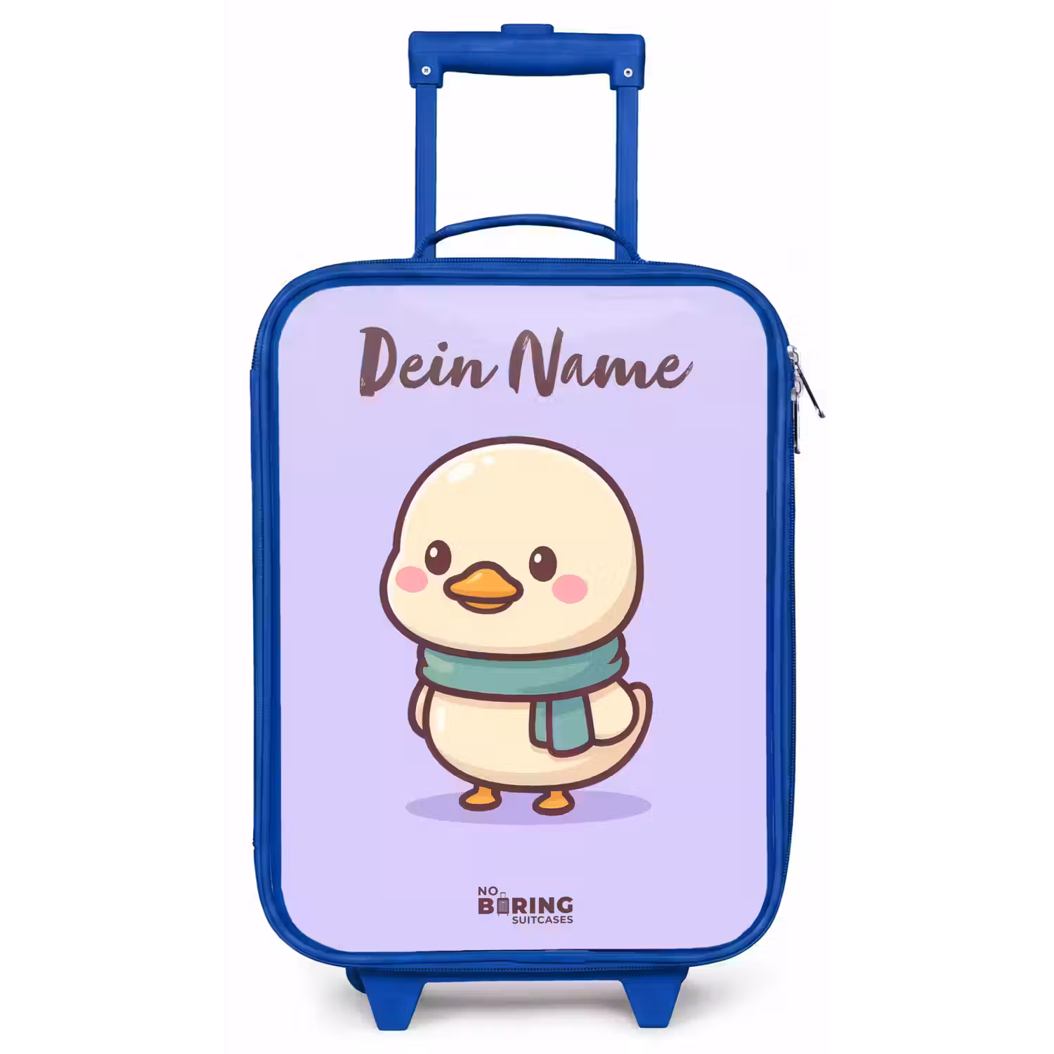 Kawai - Eend - Sjaal Kinderkoffer - Blauw klein -zz3dotto