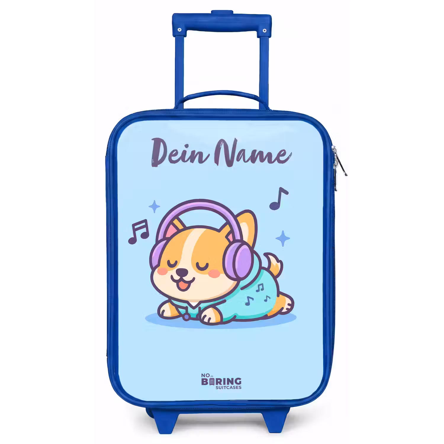 Kawai - Hond - Muziek Kinderkoffer - Blauw klein -zz3dotto