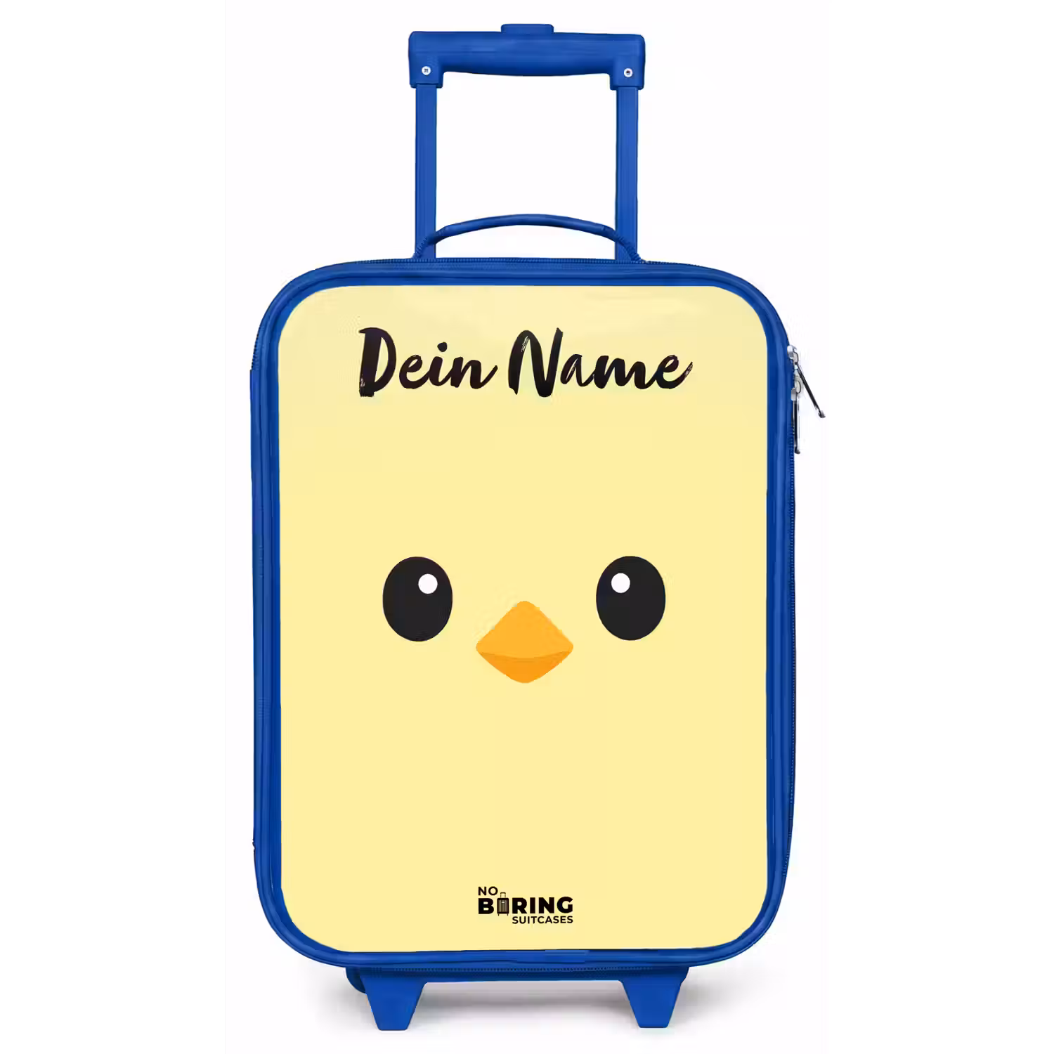 Kawai - Kuiken - Geel Kinderkoffer - Blauw klein -zz3dotto