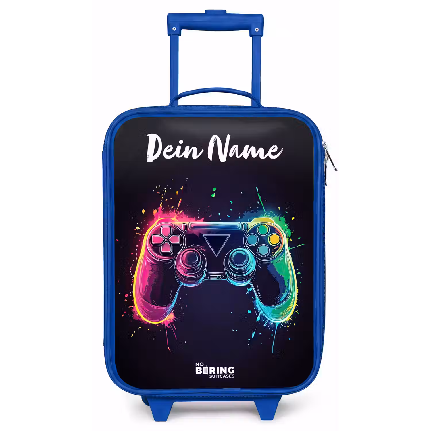Neon - Controller - Verfspatten - Game Kinderkoffer - Blauw klein -zz3dotto