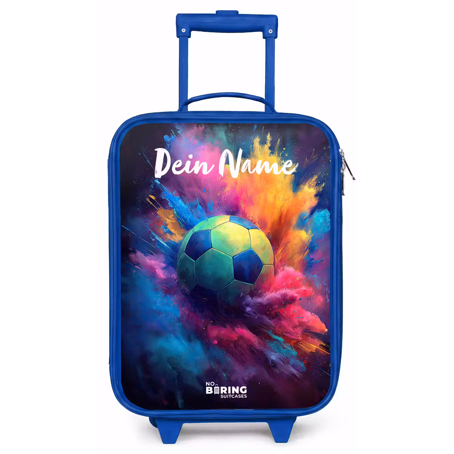 Neon - Bal - Kleurrijk Kinderkoffer - Blauw klein -zz3dotto