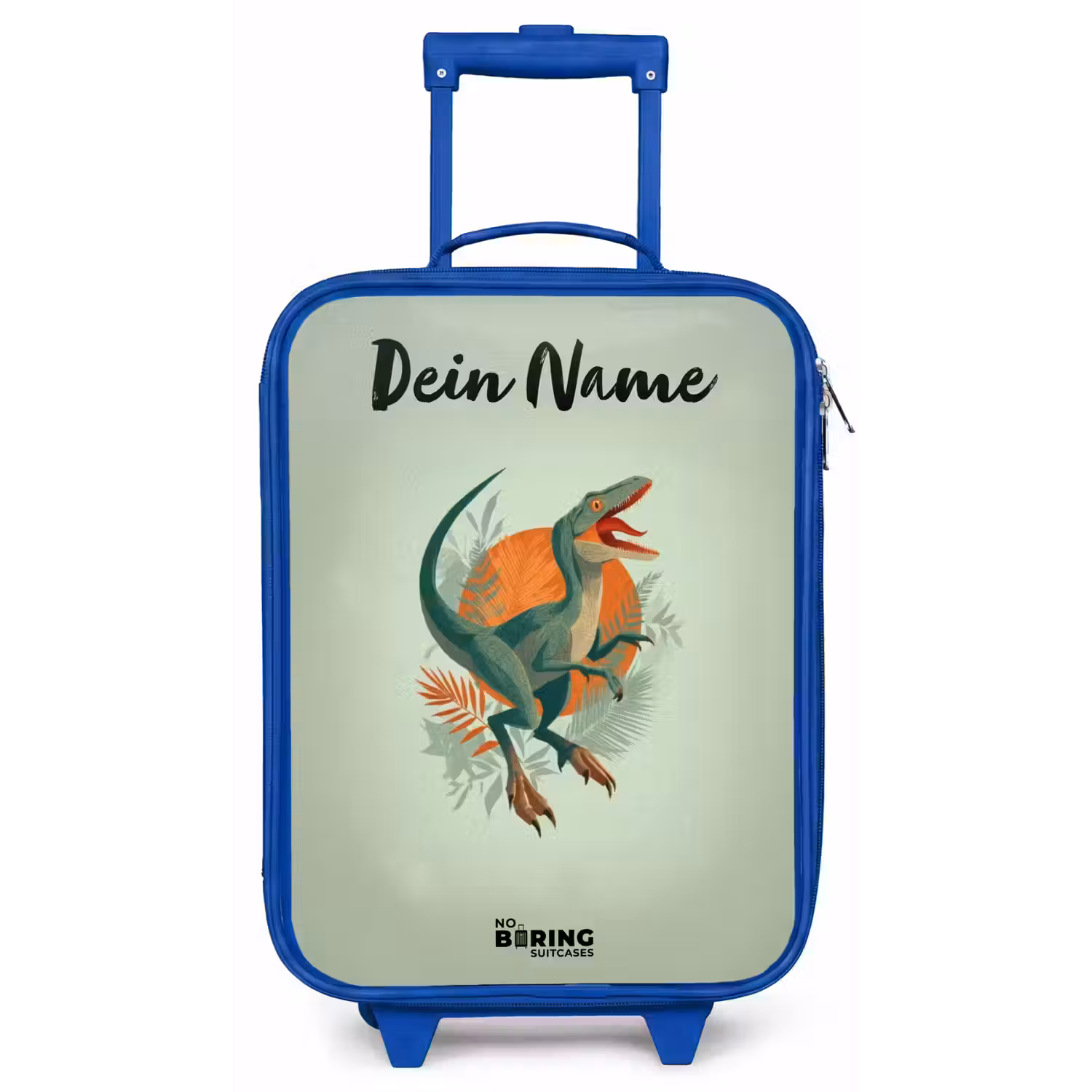 Dier - Dino - Natuur Kinderkoffer - Blauw klein -zz3dotto