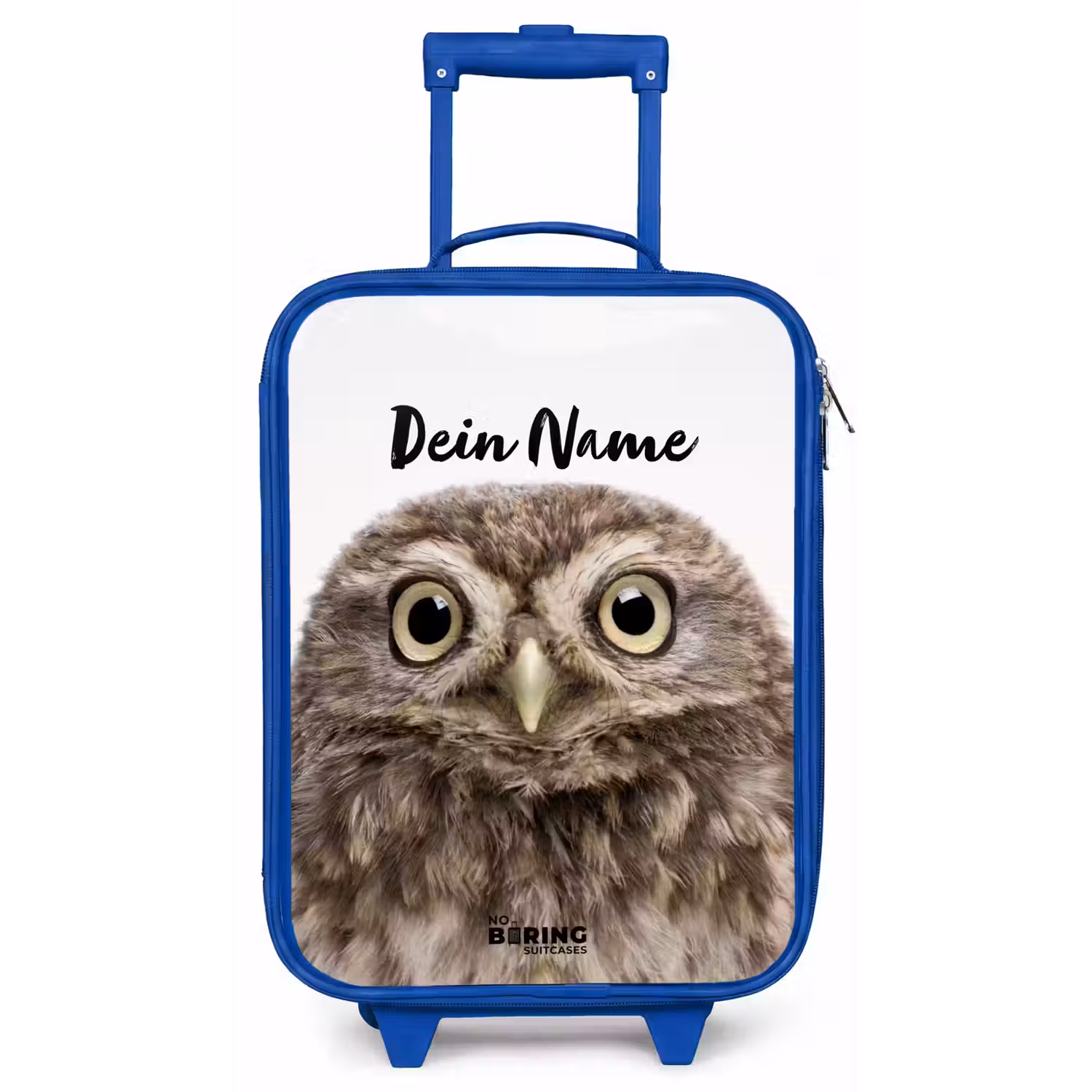 Ulke Uil Kinderkoffer - Blauw klein -zz3dotto
