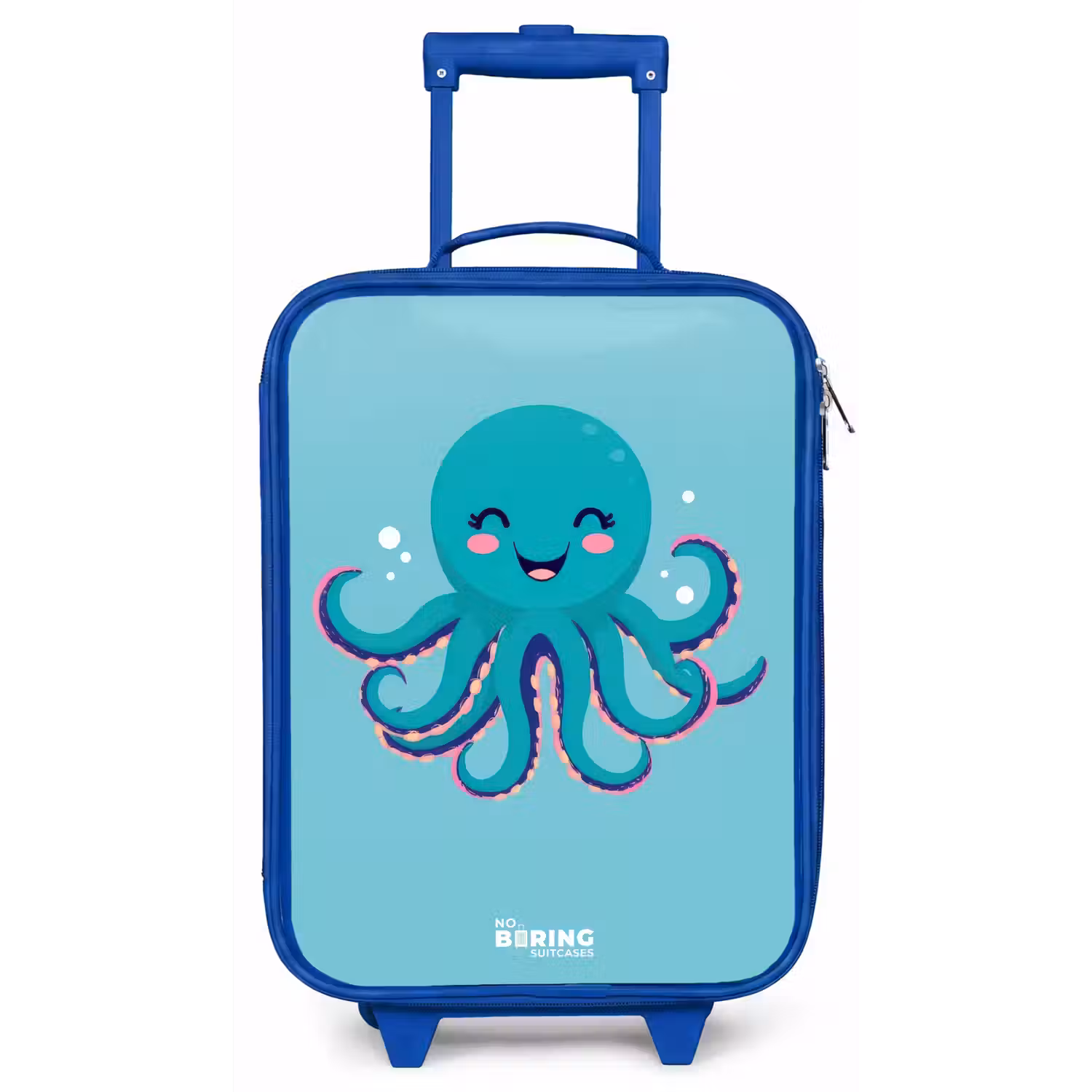 Octopus - Water - Blauw Kinderkoffer - Blauw klein -zz3dotto