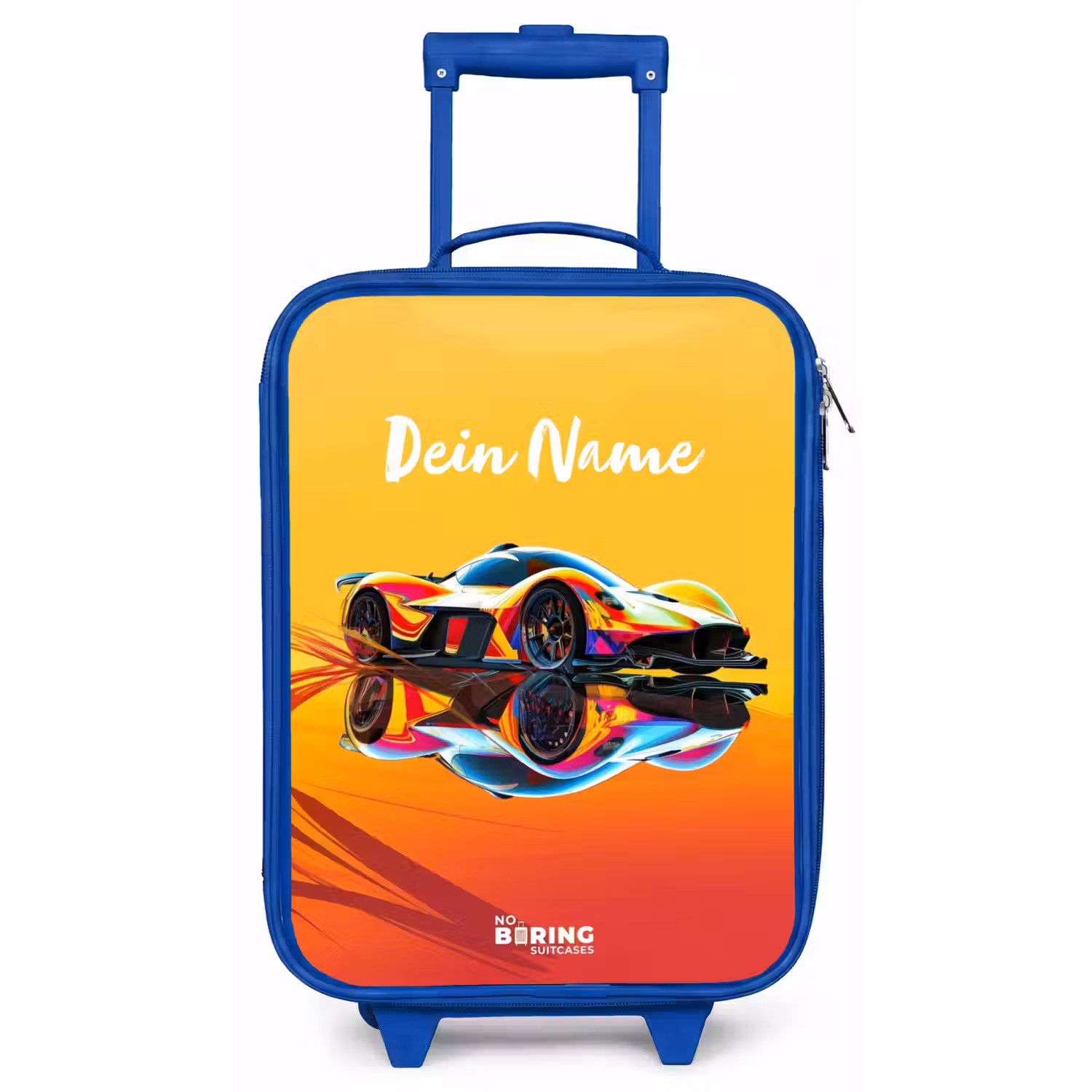 Sunbeam sprinter Kinderkoffer - Blauw klein -zz3dotto