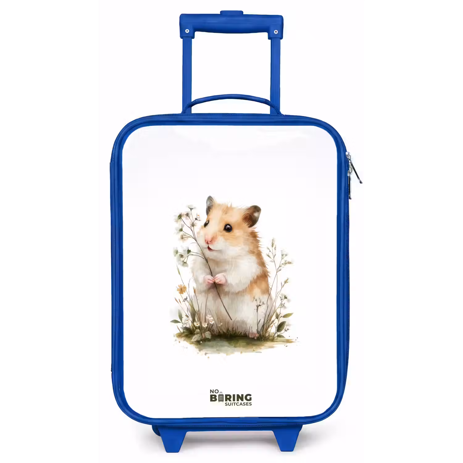 Dier - Natuur - Hamster Kinderkoffer - Blauw klein -zz3dotto