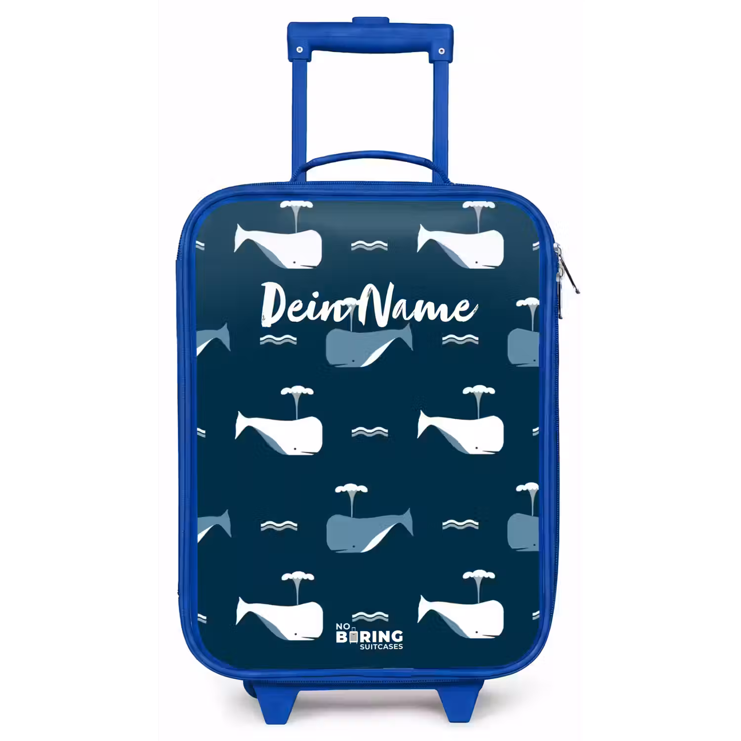 Walvisweelde Kinderkoffer - Blauw klein -zz3dotto