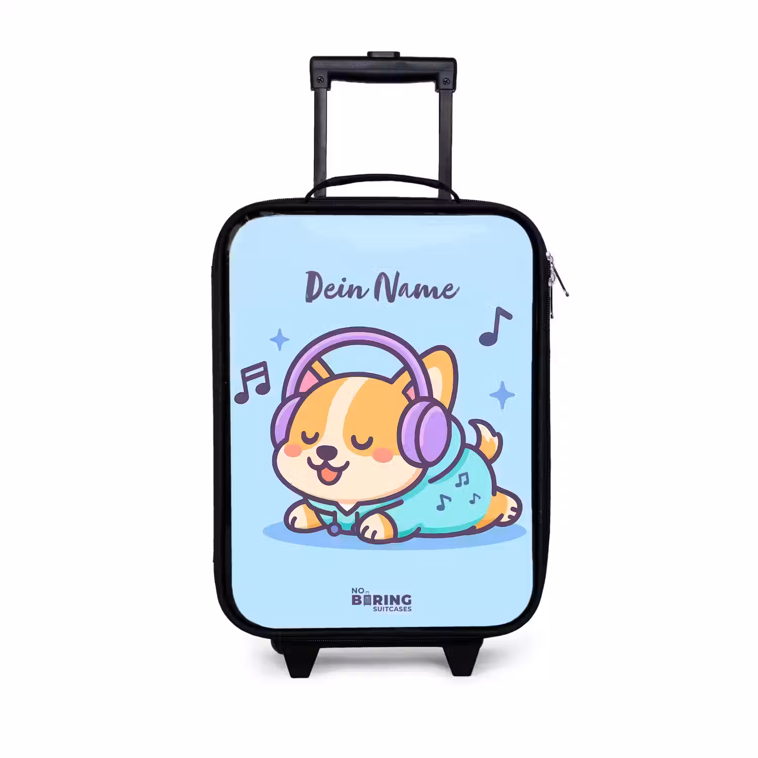 Kawai - Hond - Muziek Kinderkoffer - Zwart klein -3d