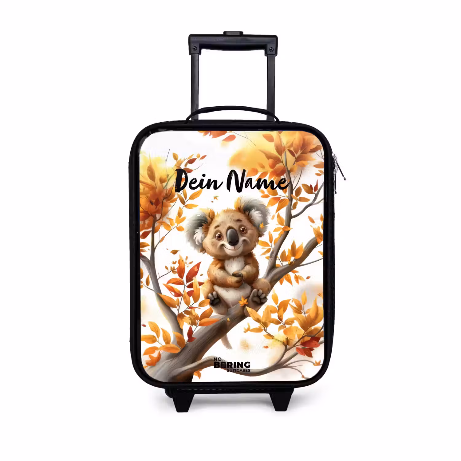 Kenny koala Kinderkoffer - Zwart klein -3d