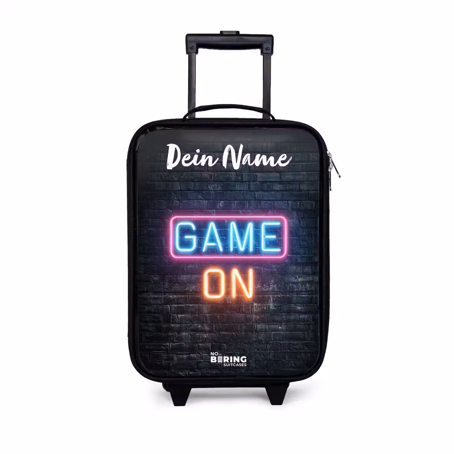 Game - Neon - Muur Kinderkoffer - Zwart klein -3d