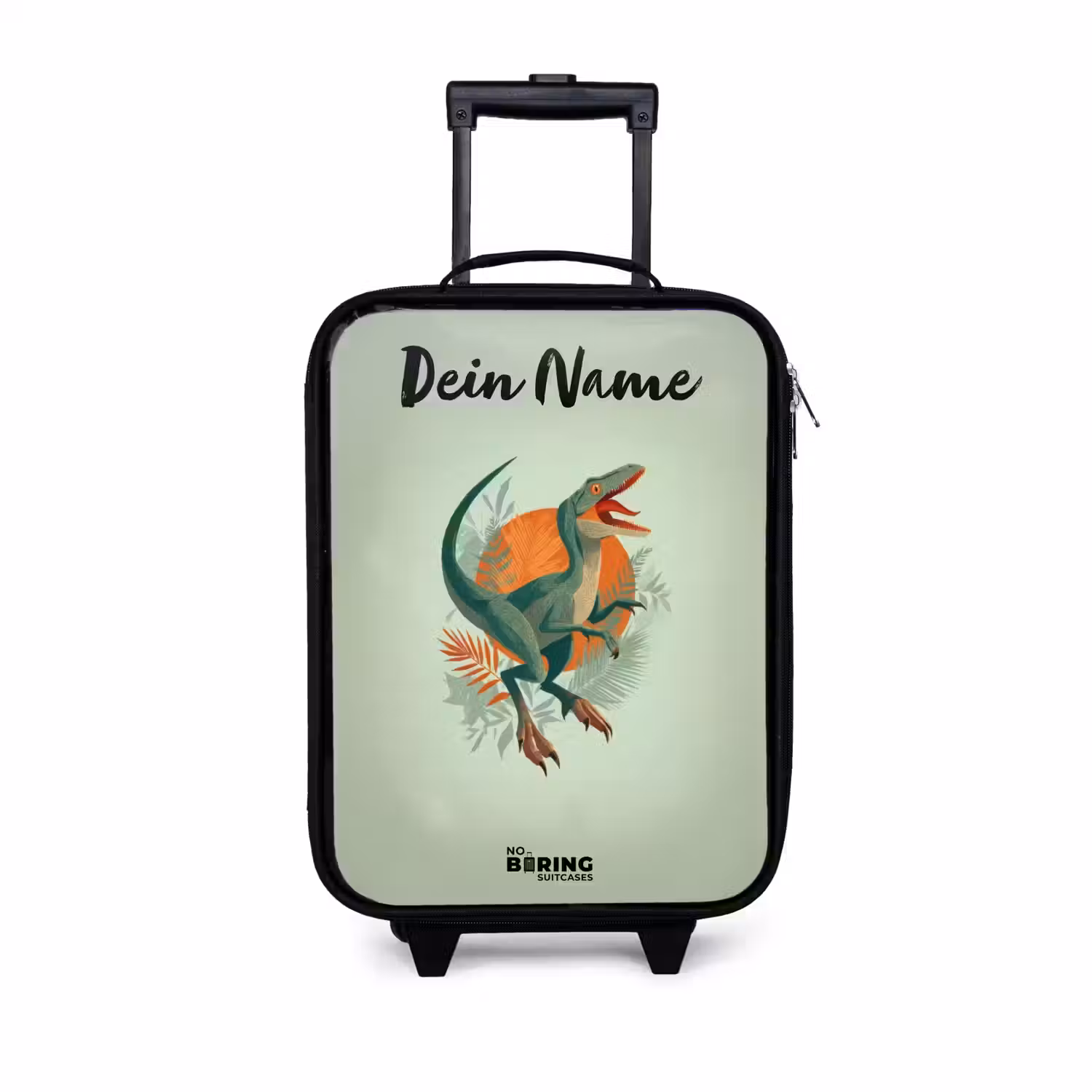 Dier - Dino - Natuur Kinderkoffer - Zwart klein -3d