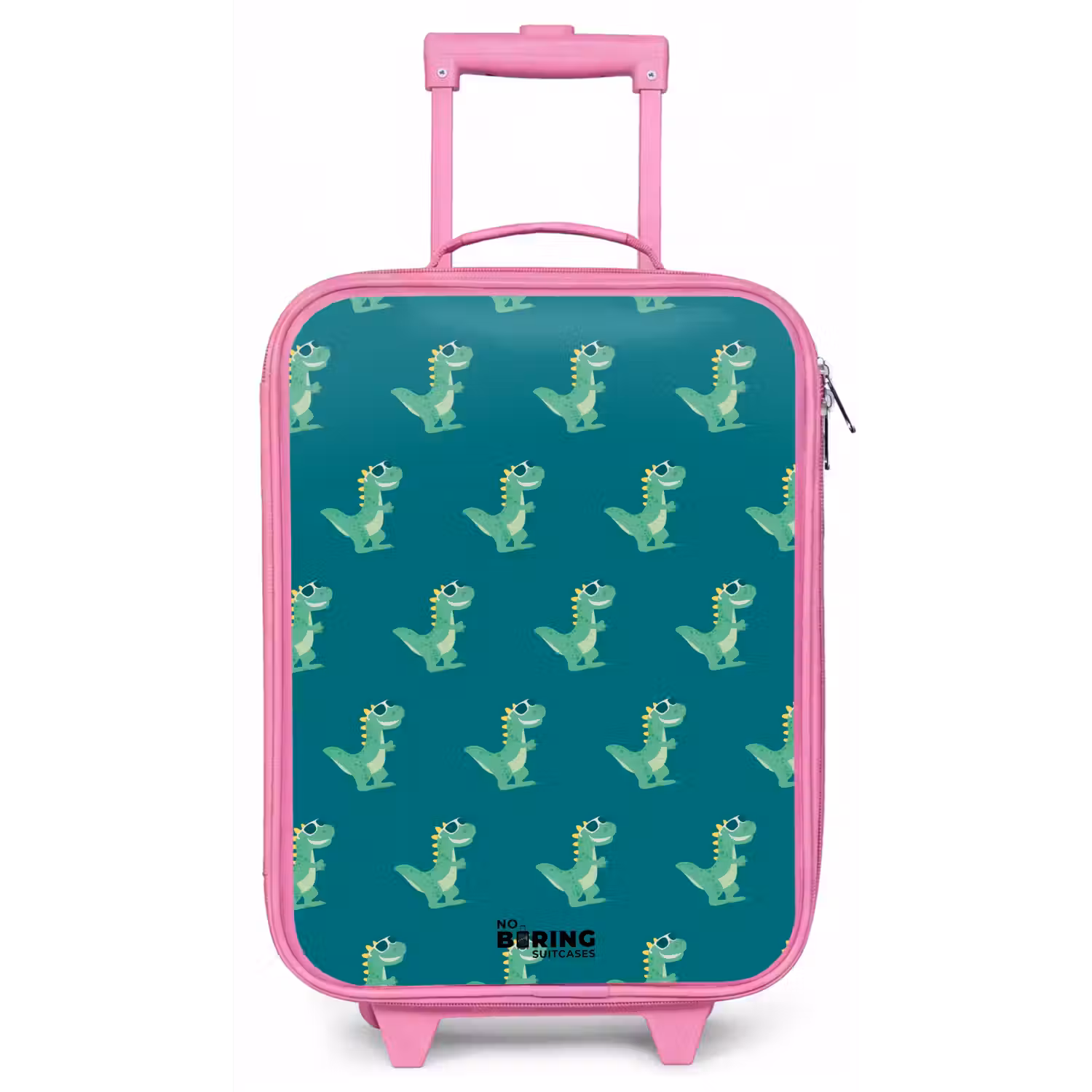 Tyranosaurus specs Kinderkoffer - Roze klein -zz3dotto