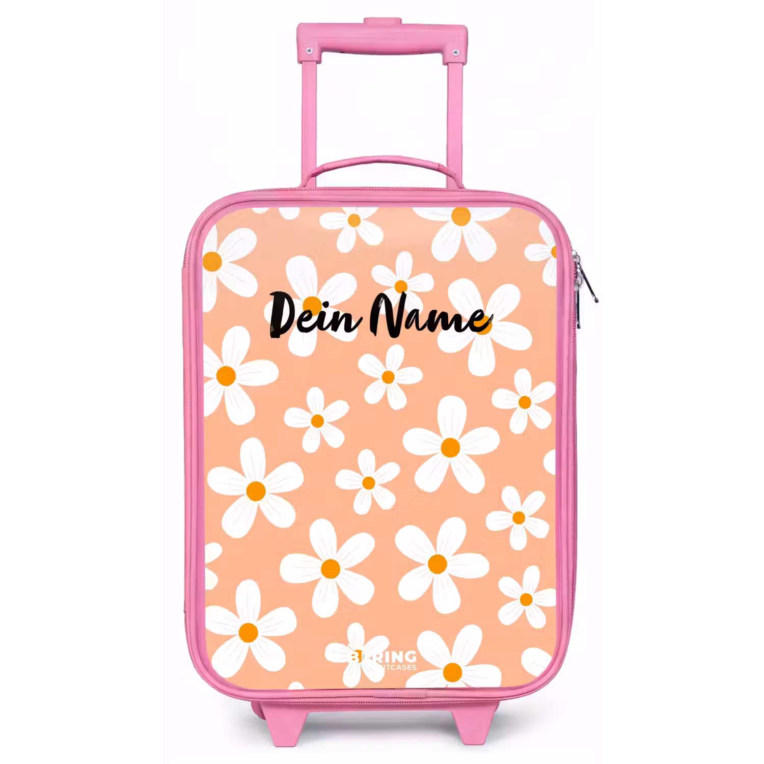 Madeliefjesmania perzik Kinderkoffer - Roze klein -zz3dotto