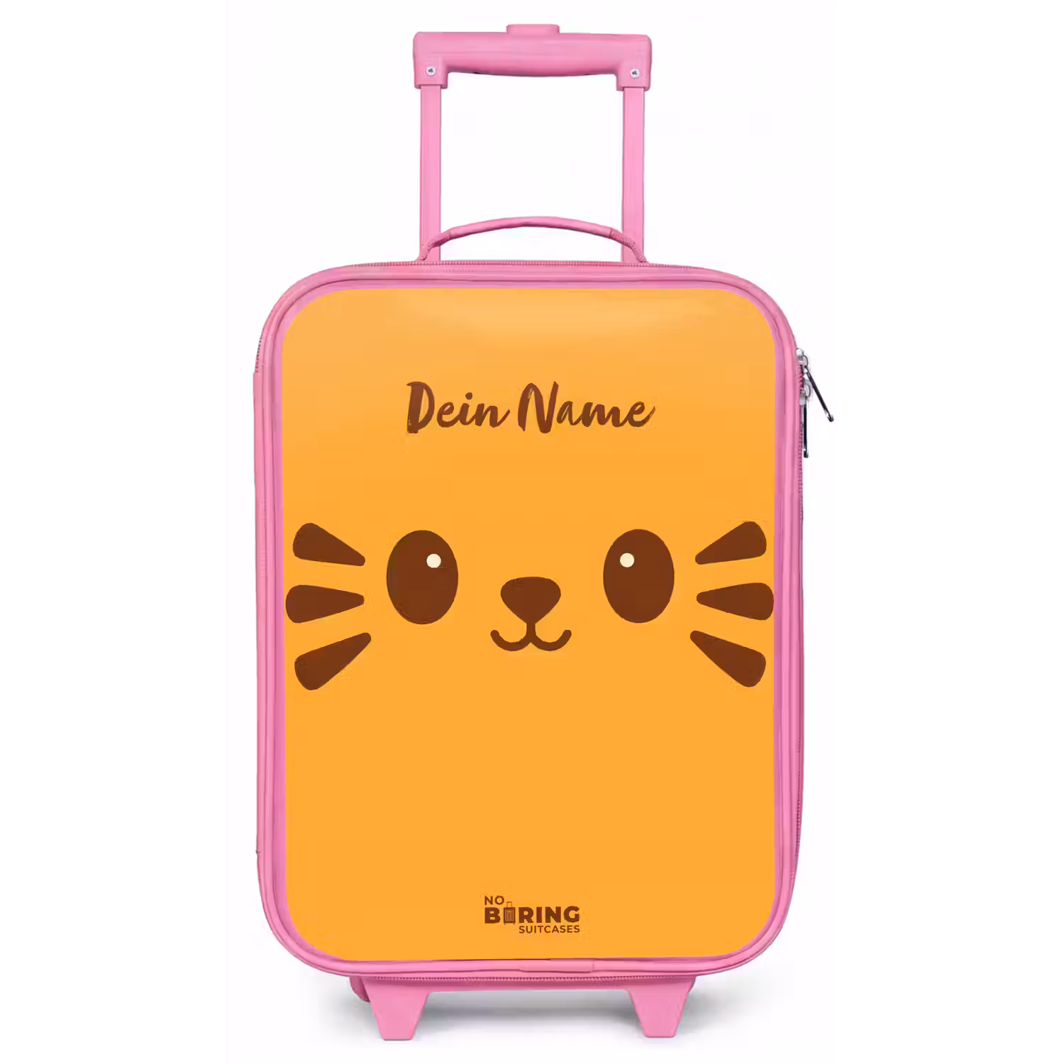 Kawai - Tijger - Oranje Kinderkoffer - Roze klein -zz3dotto