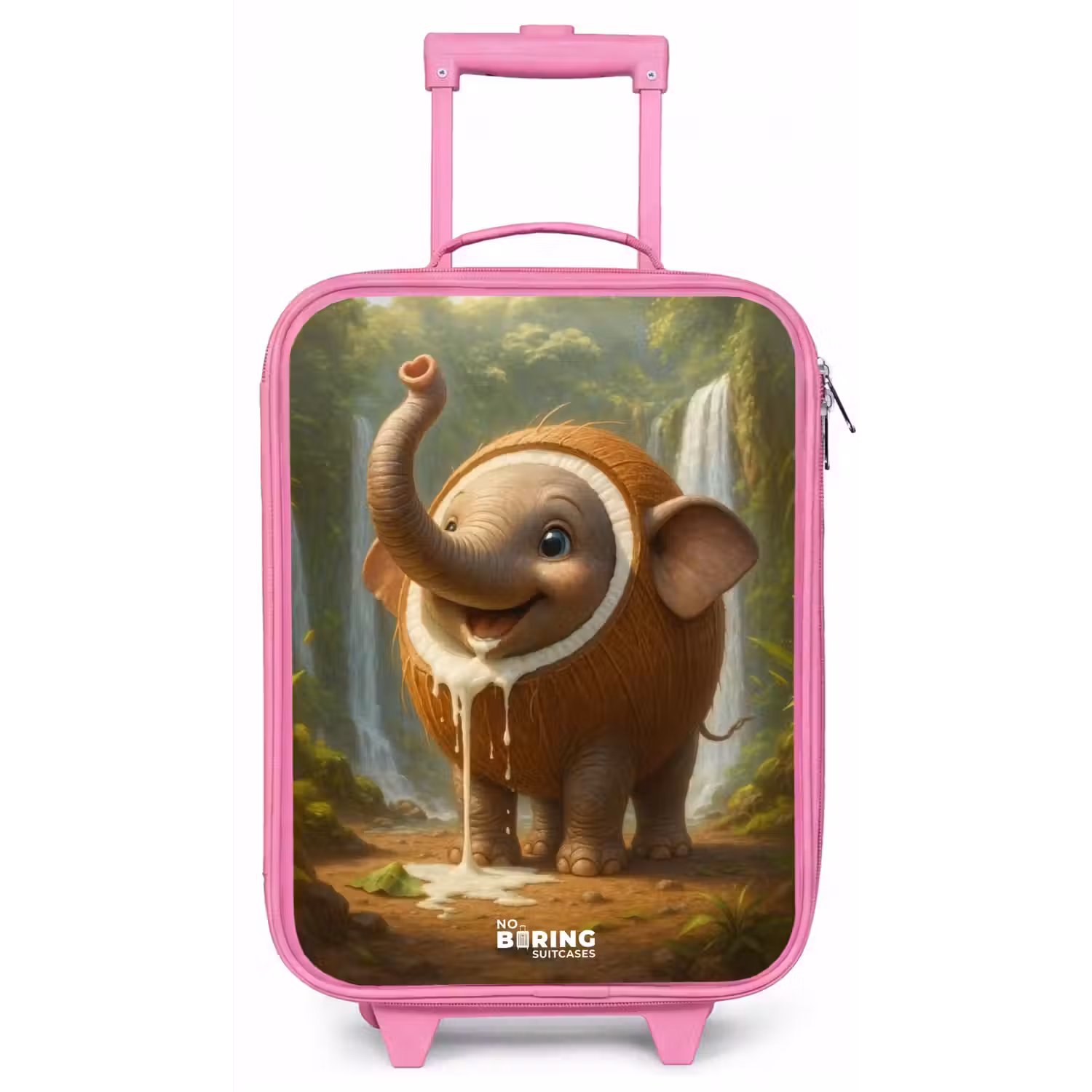 Coconote Elephante Kinderkoffer - Roze klein -zz3dotto