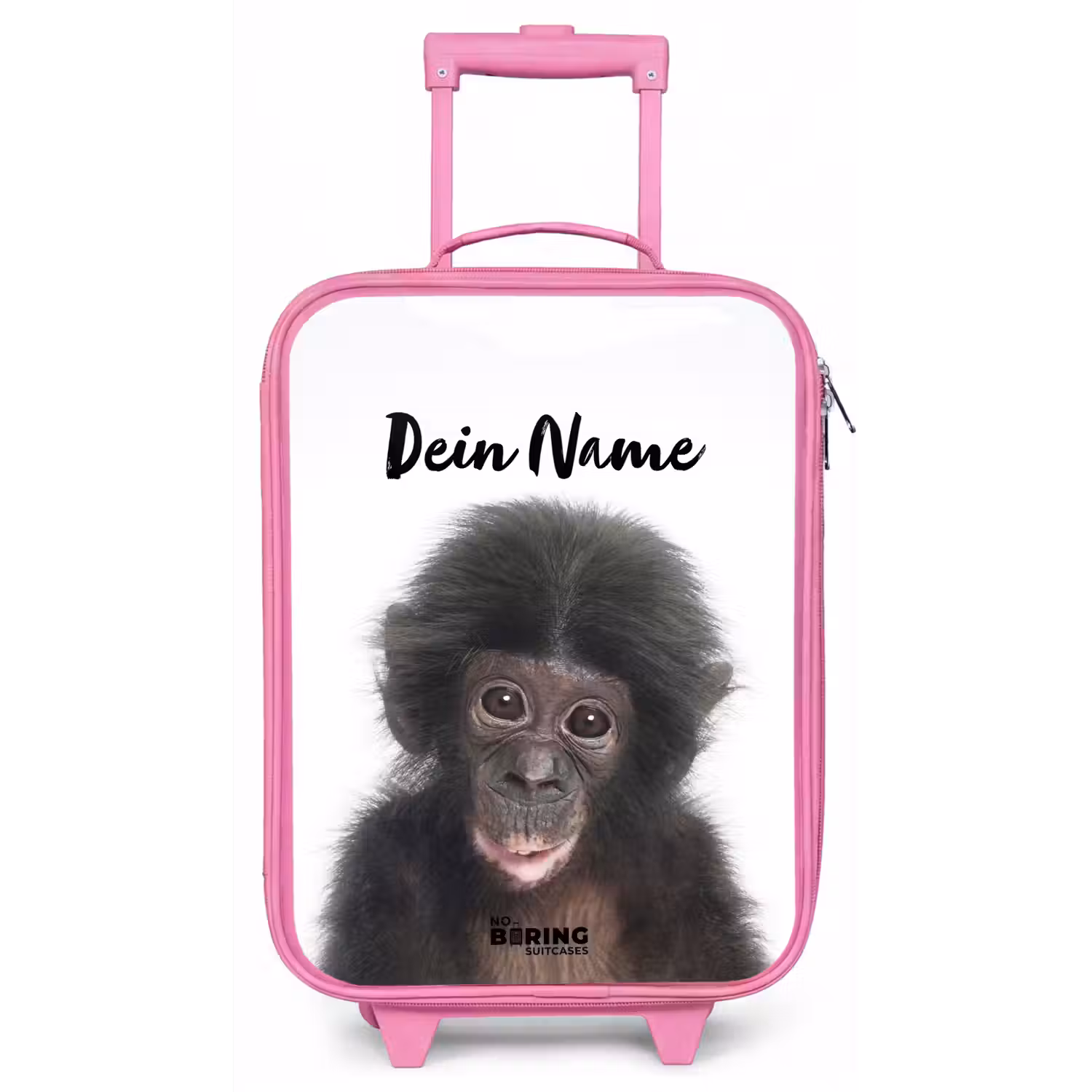 Charlie Chimp Kinderkoffer - Roze klein -zz3dotto