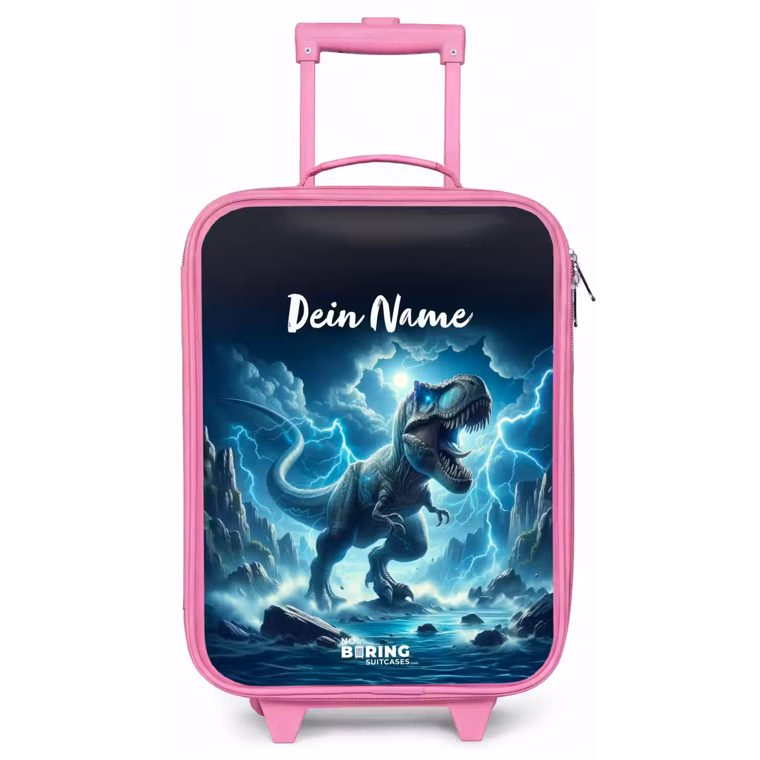 Donderslagdino Kinderkoffer - Roze klein -zz3dotto