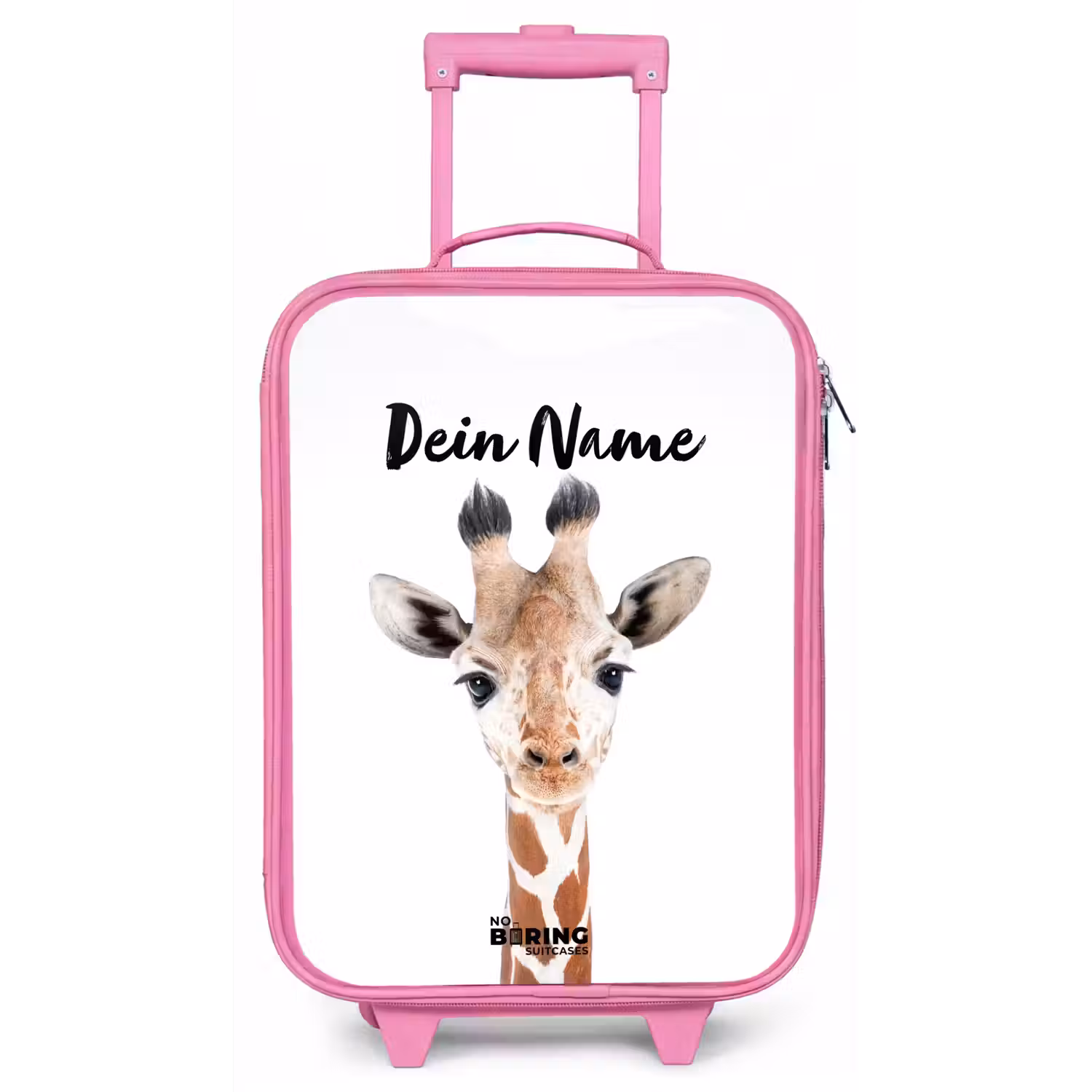Gerrie Giraffe Kinderkoffer - Roze klein -zz3dotto