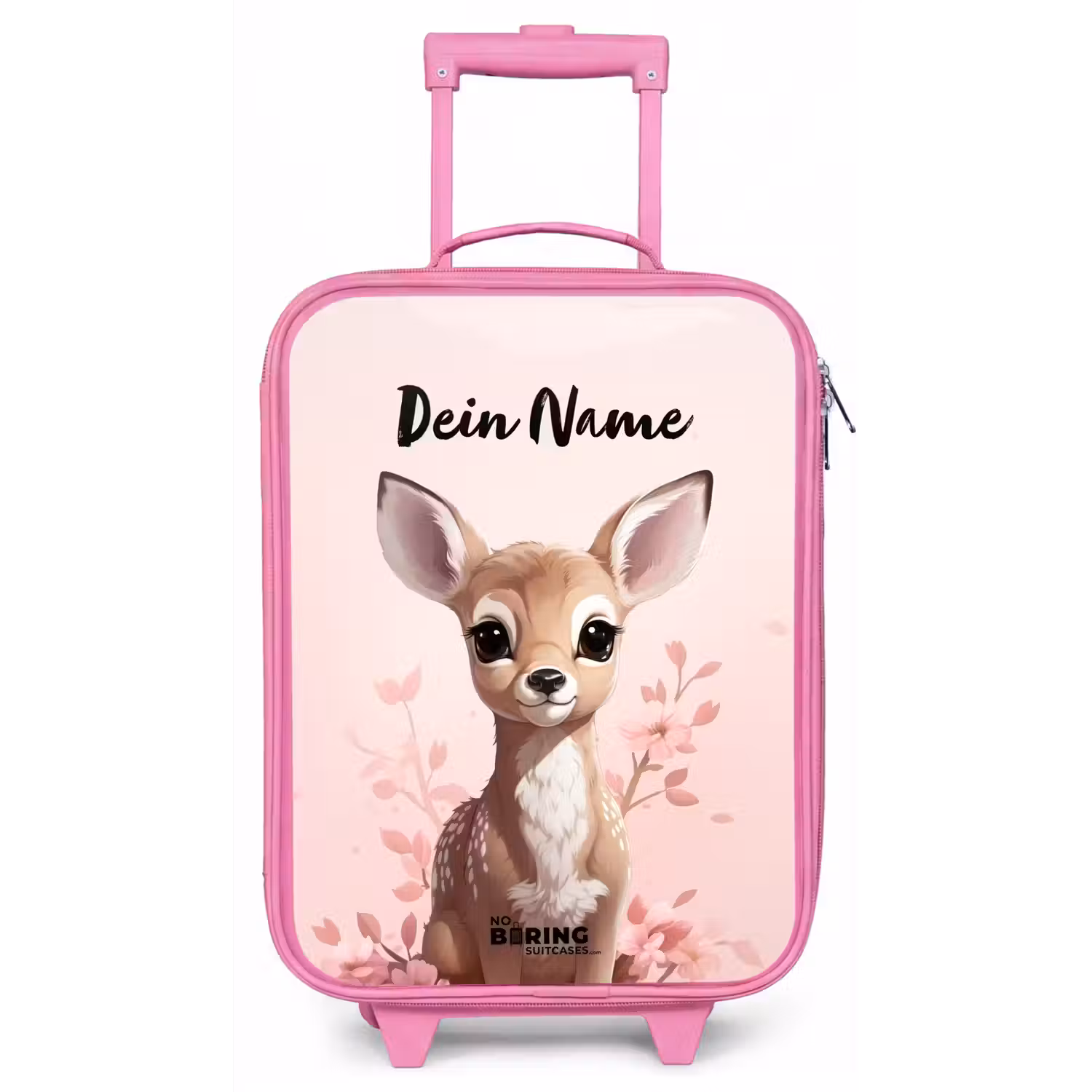 Hedwig hertje Kinderkoffer - Roze klein -zz3dotto