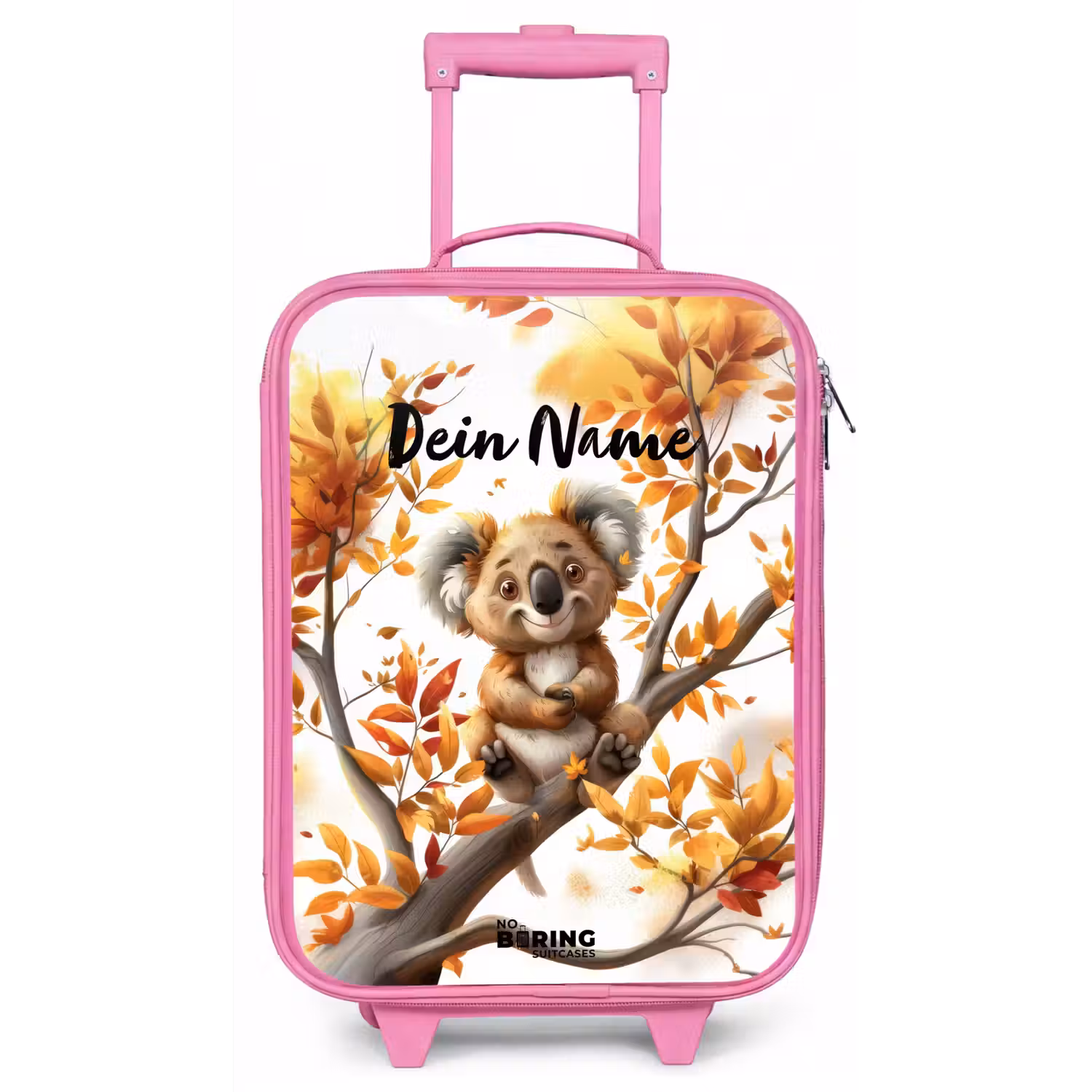 Kenny koala Kinderkoffer - Roze klein -zz3dotto