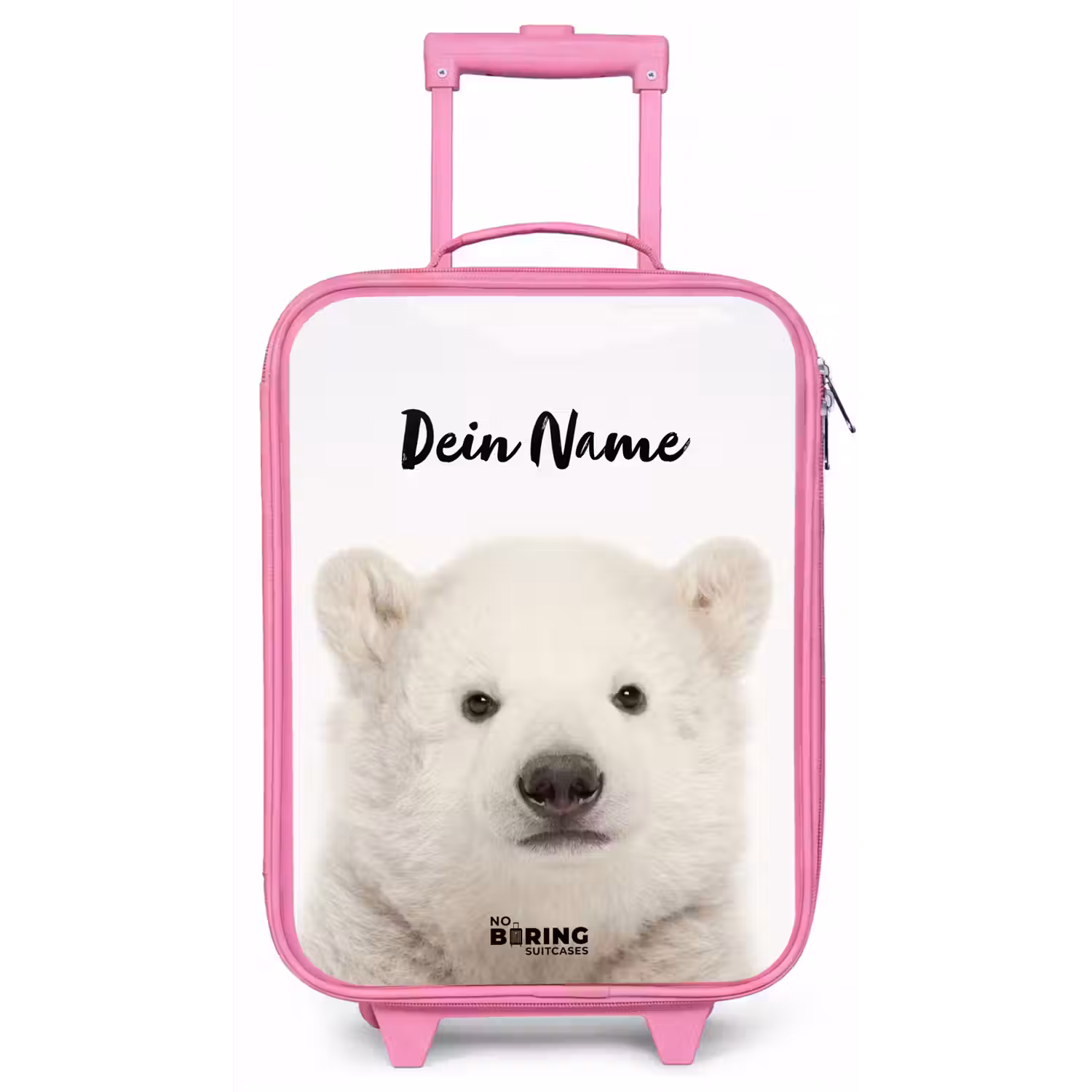 Schattige Ijsbeer Kinderkoffer - Roze klein -zz3dotto