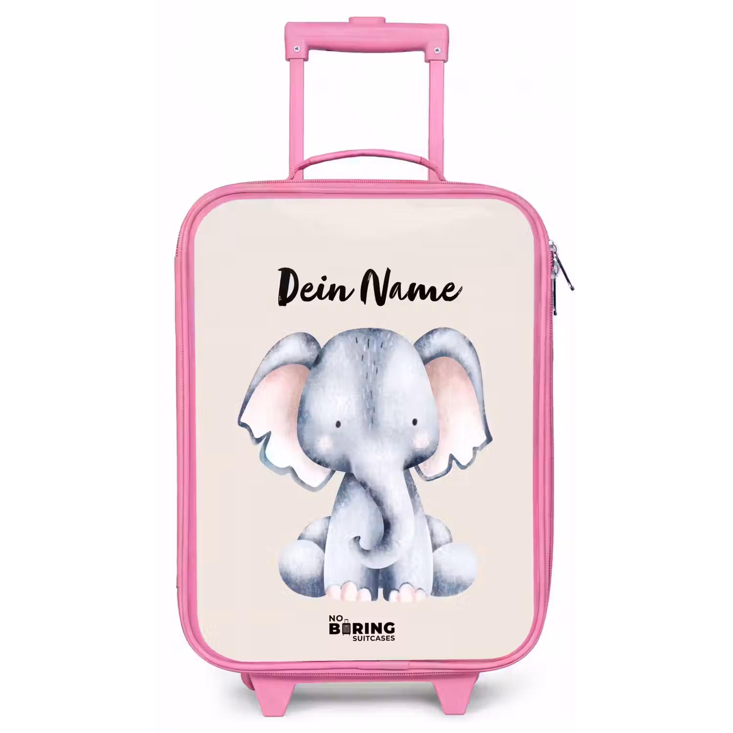 Oane Olifant Kinderkoffer - Roze klein -zz3dotto