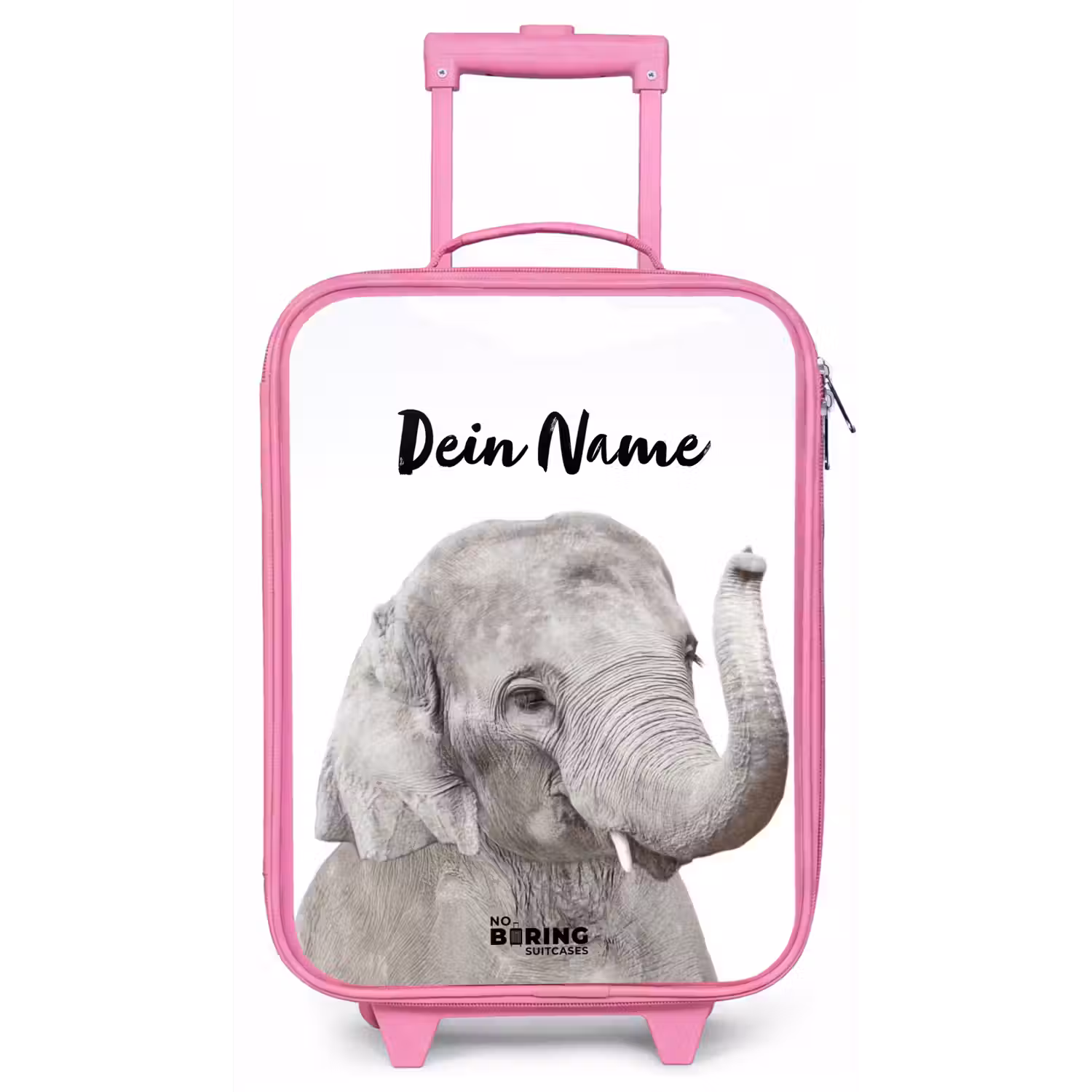 Oscar Olifant Kinderkoffer - Roze klein -zz3dotto