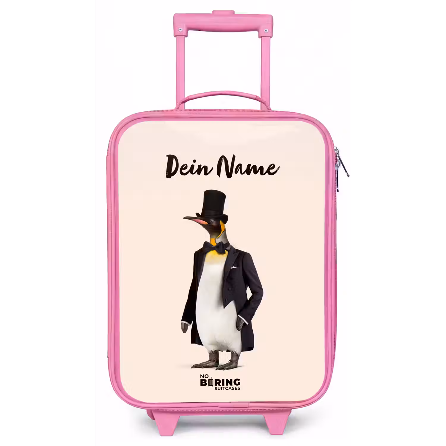 Pinguin in Pak Kinderkoffer - Roze klein -zz3dotto