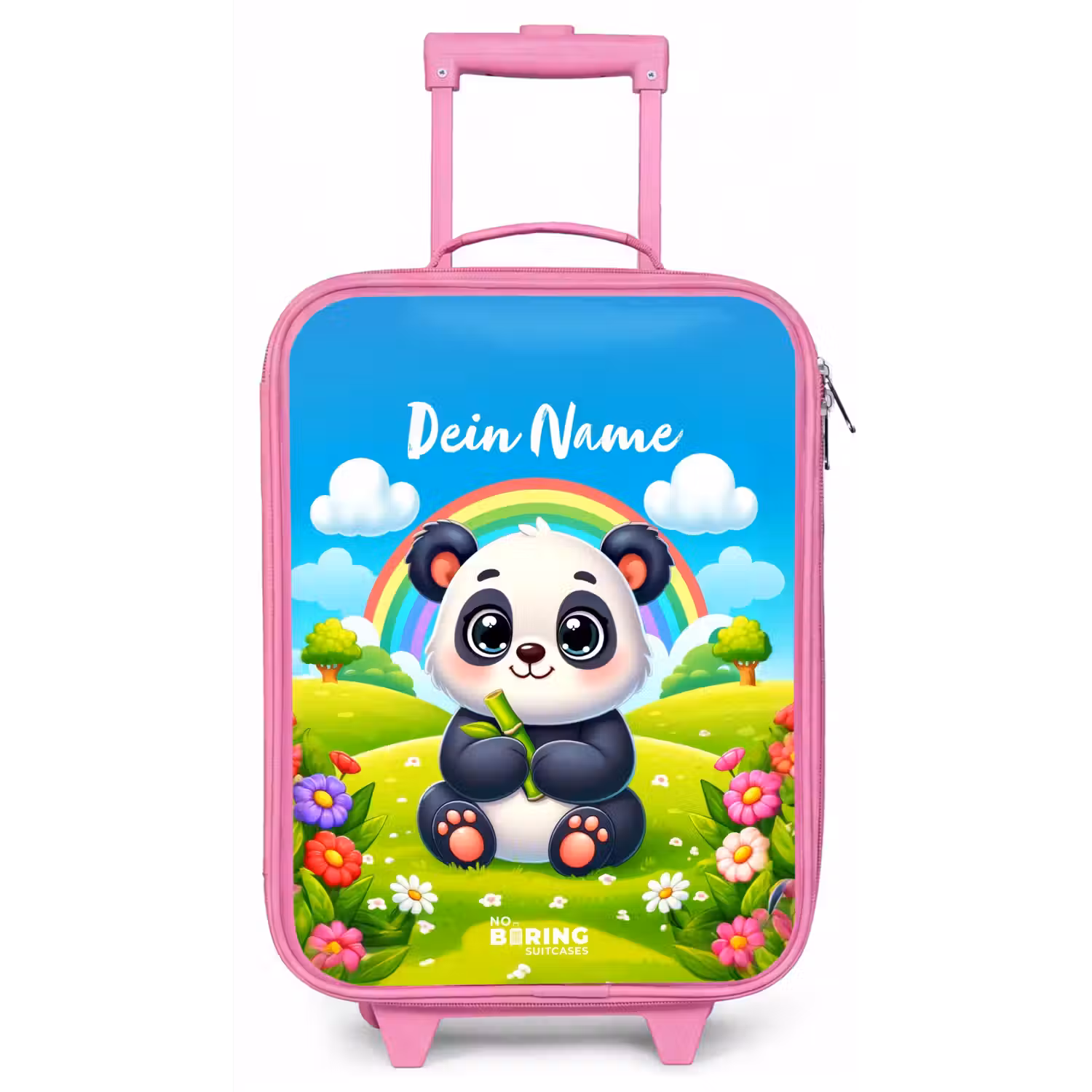 Pukkie Panda Kinderkoffer - Roze klein -zz3dotto