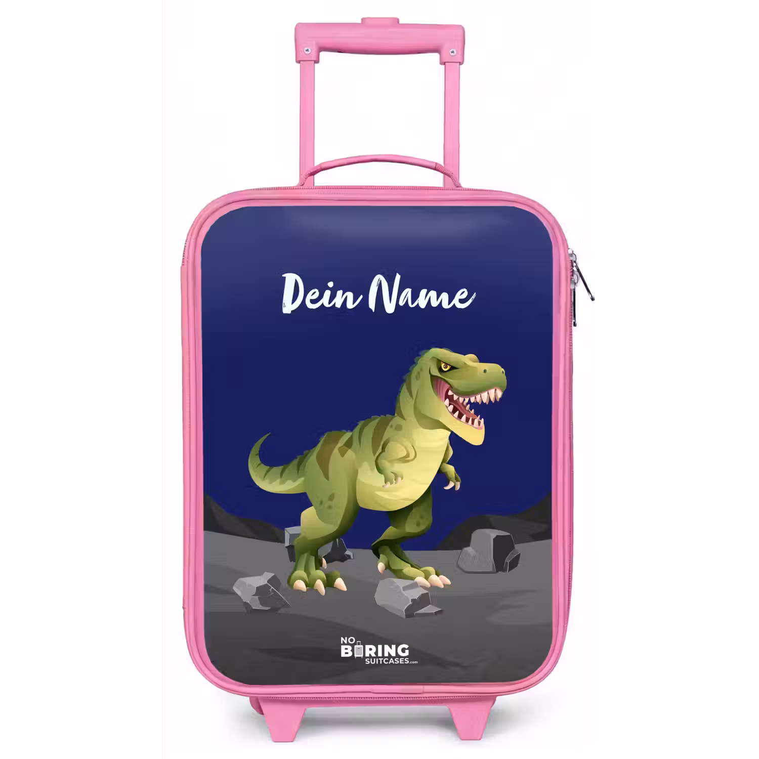 Tjibbe T-Rex Kinderkoffer - Roze klein -zz3dotto