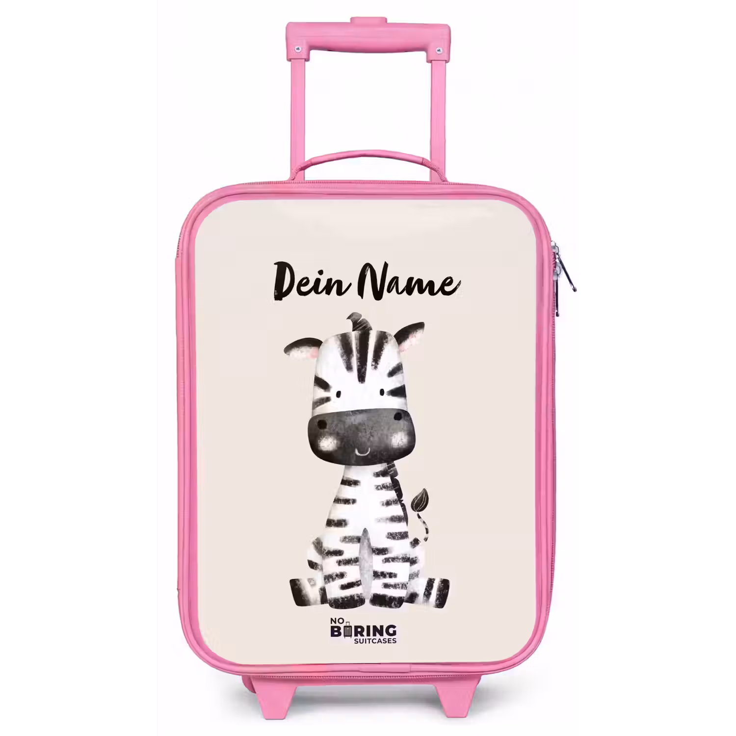 Zoë Zebra Kinderkoffer - Roze klein -zz3dotto